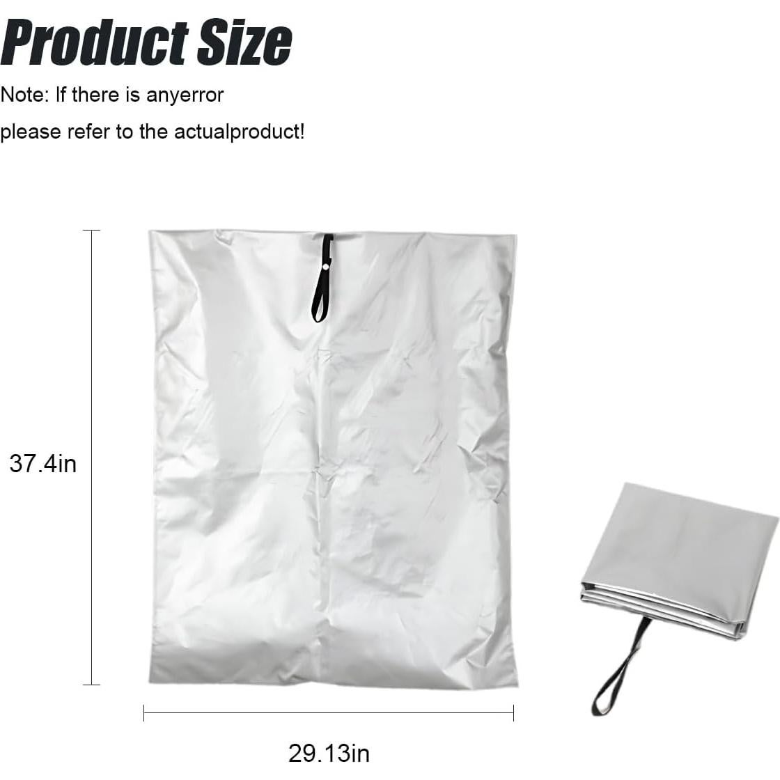 Cubierta de Sombra para Asiento de Coche ZIMISI Gris 95x74cm