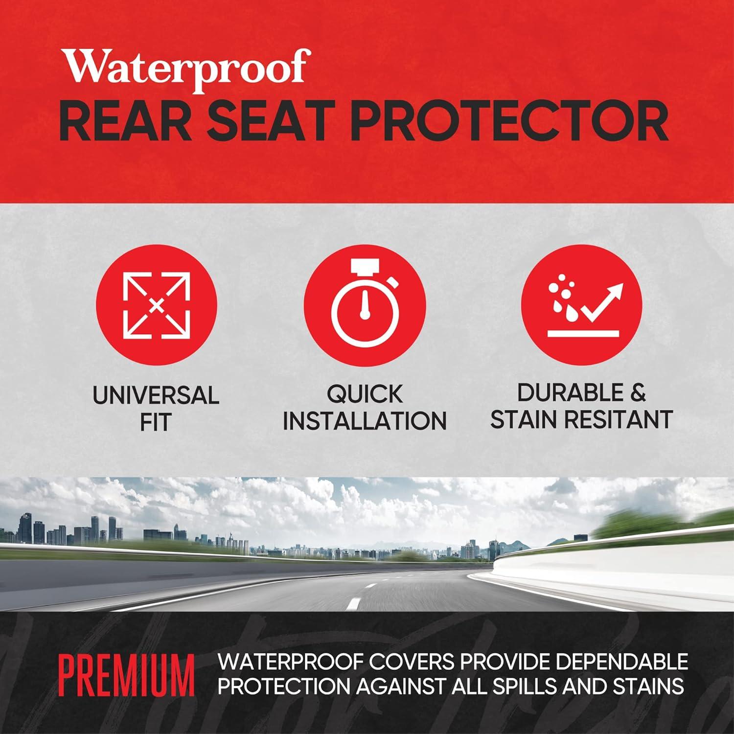 Cubierta de Asiento Trasero Impermeable Motor Trend AllProtect