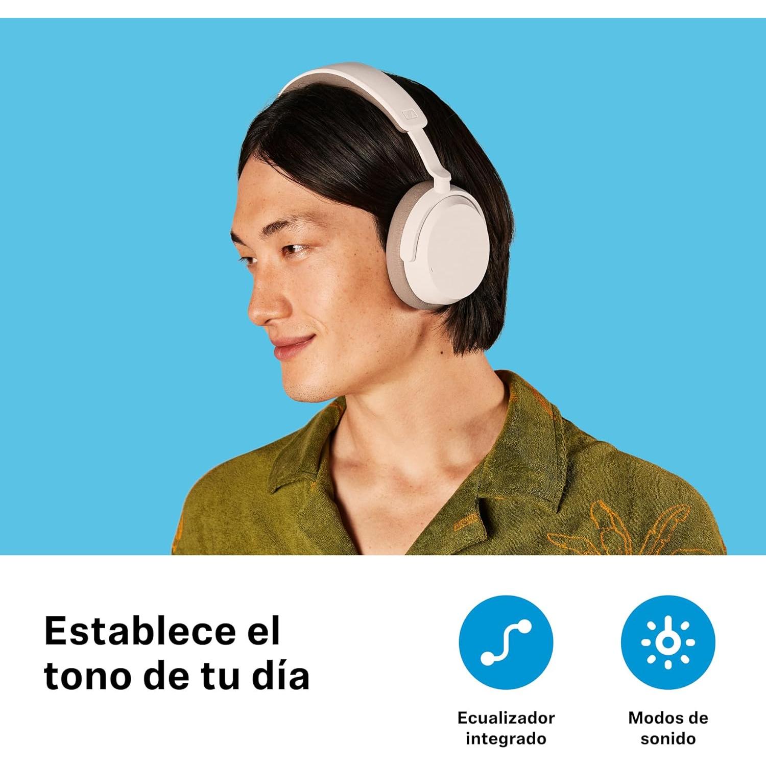 Auriculares Inalámbricos Sennheiser ACCENTUM - 50h ANC Blanco