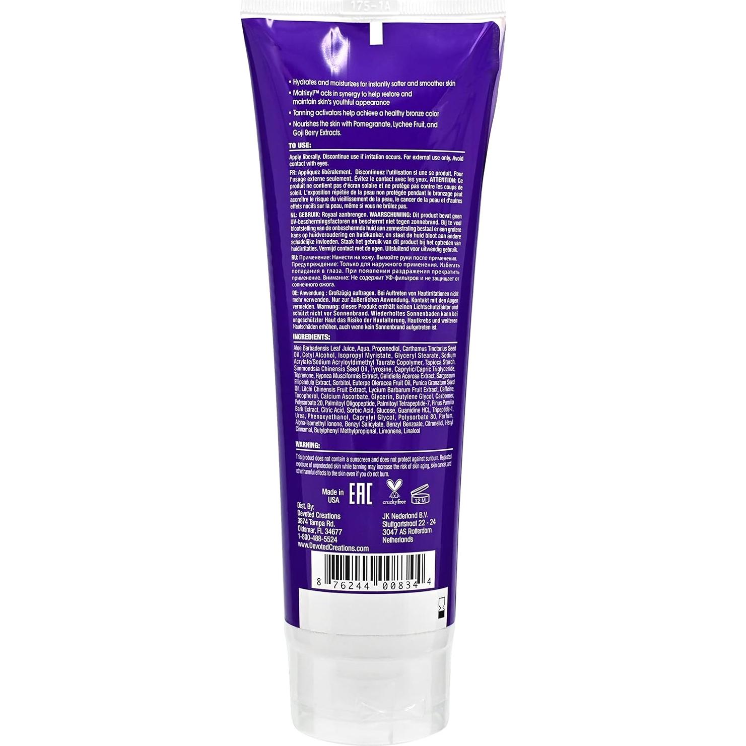 Loción Bronceadora 2 en 1 Collagenetics 250 ml - Luz Roja