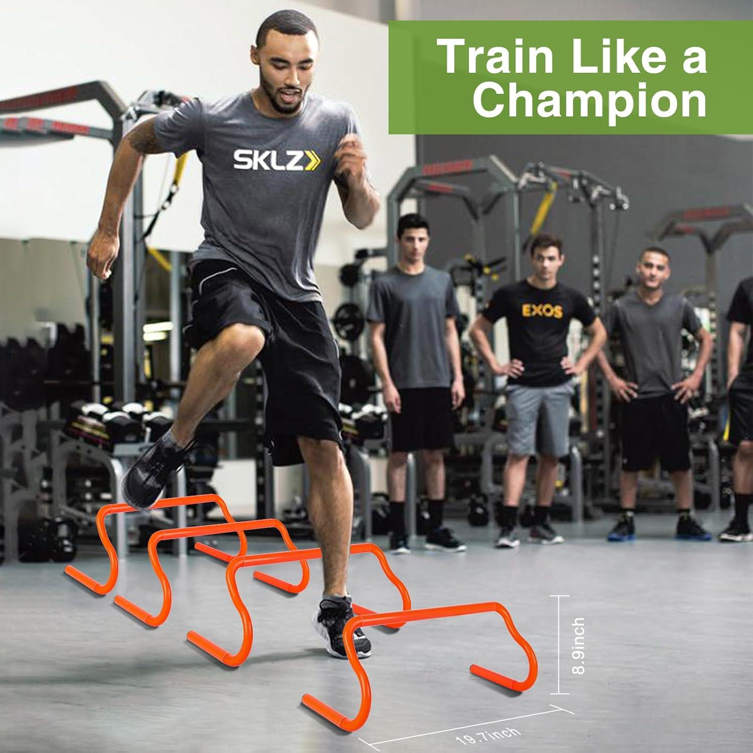 Equipo de Entrenamiento de Agilidad Ambifirner - 6.1m, 12 Conos, 4 Vallas