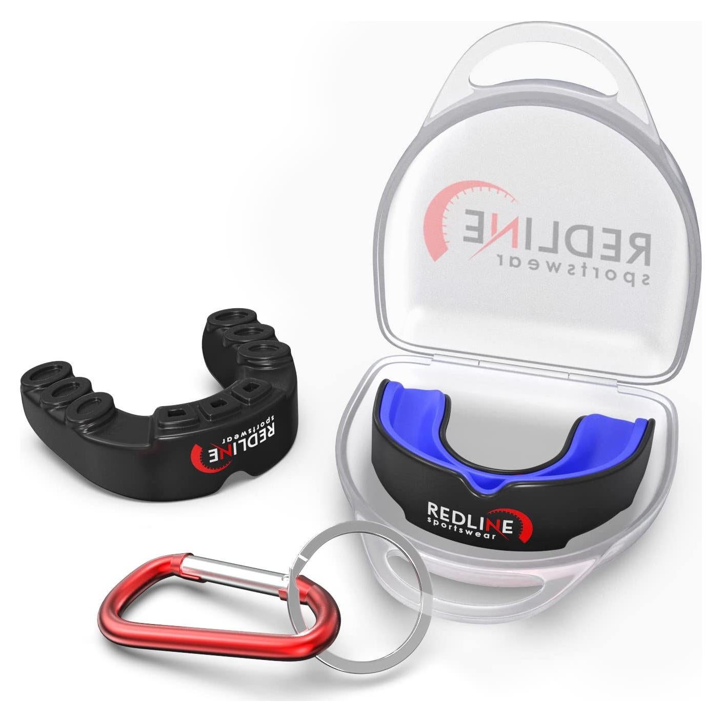 Protector Bucal Deportivo Scosh para Boxeo, Fútbol, MMA, Azul y Negro