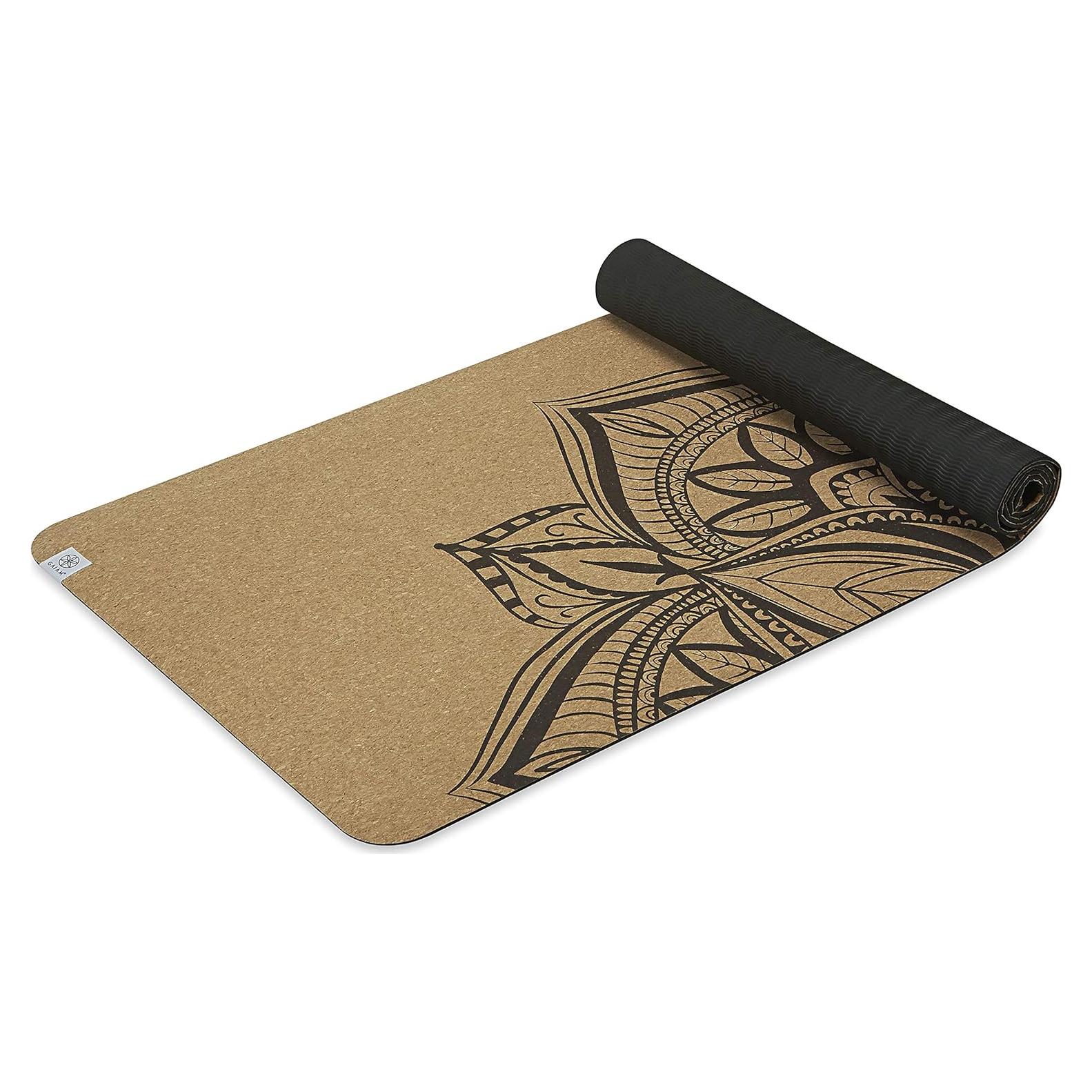 Alfombrilla de Yoga de Corcho Gaiam 172.72x60.96cm Antideslizante