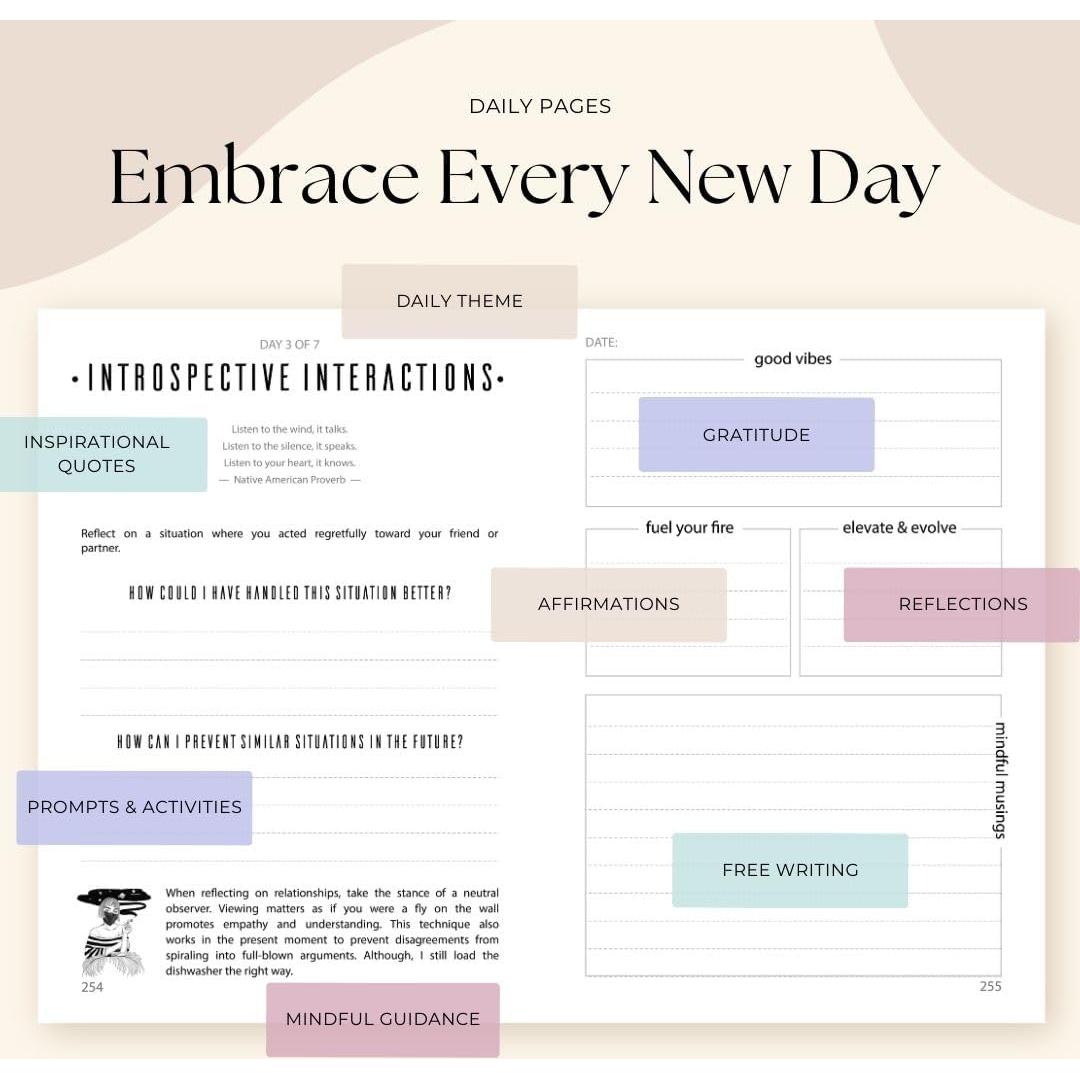 Diario de Mindfulness Her Vibe Simply Zen A5 Verde