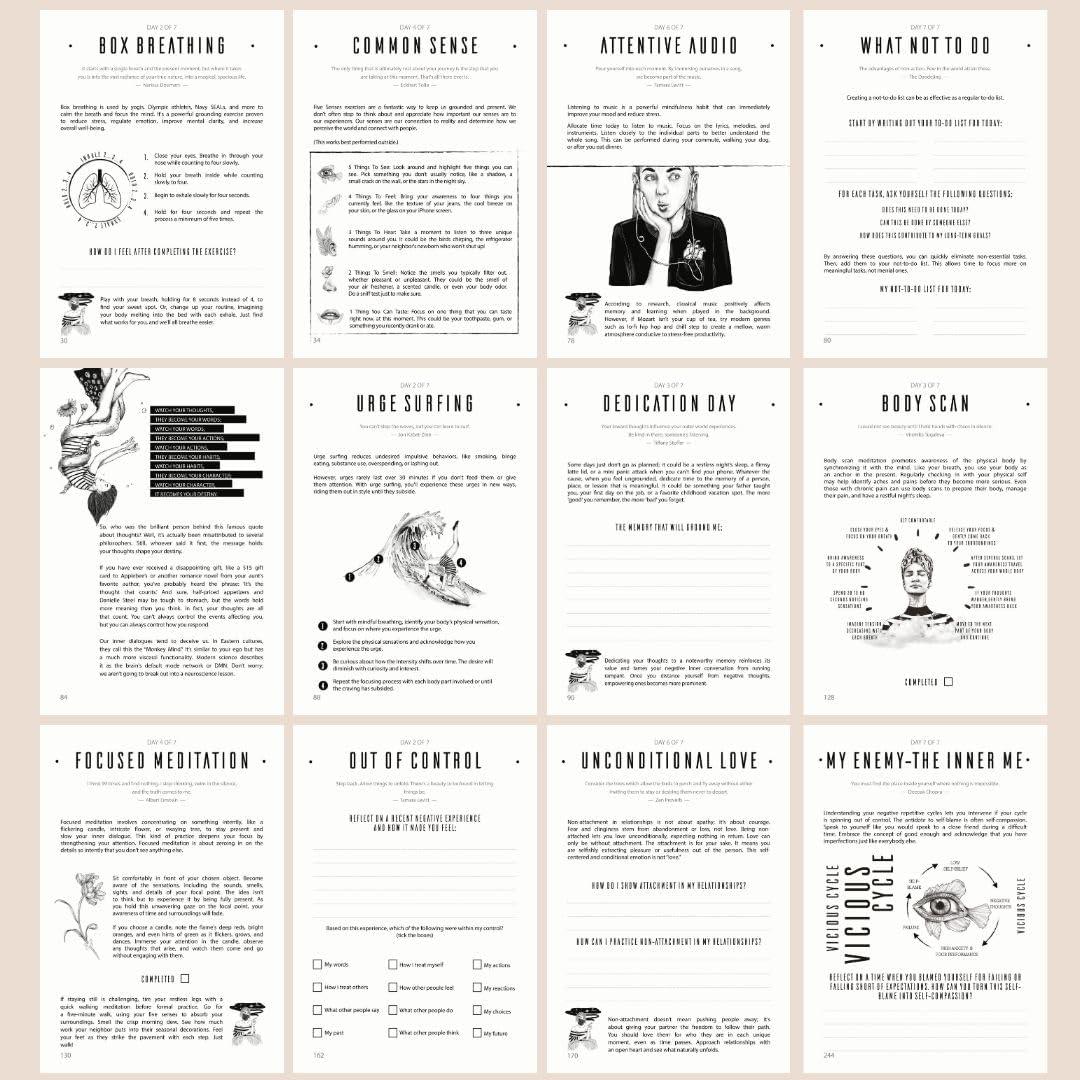 Diario de Mindfulness Her Vibe Simply Zen A5 Verde