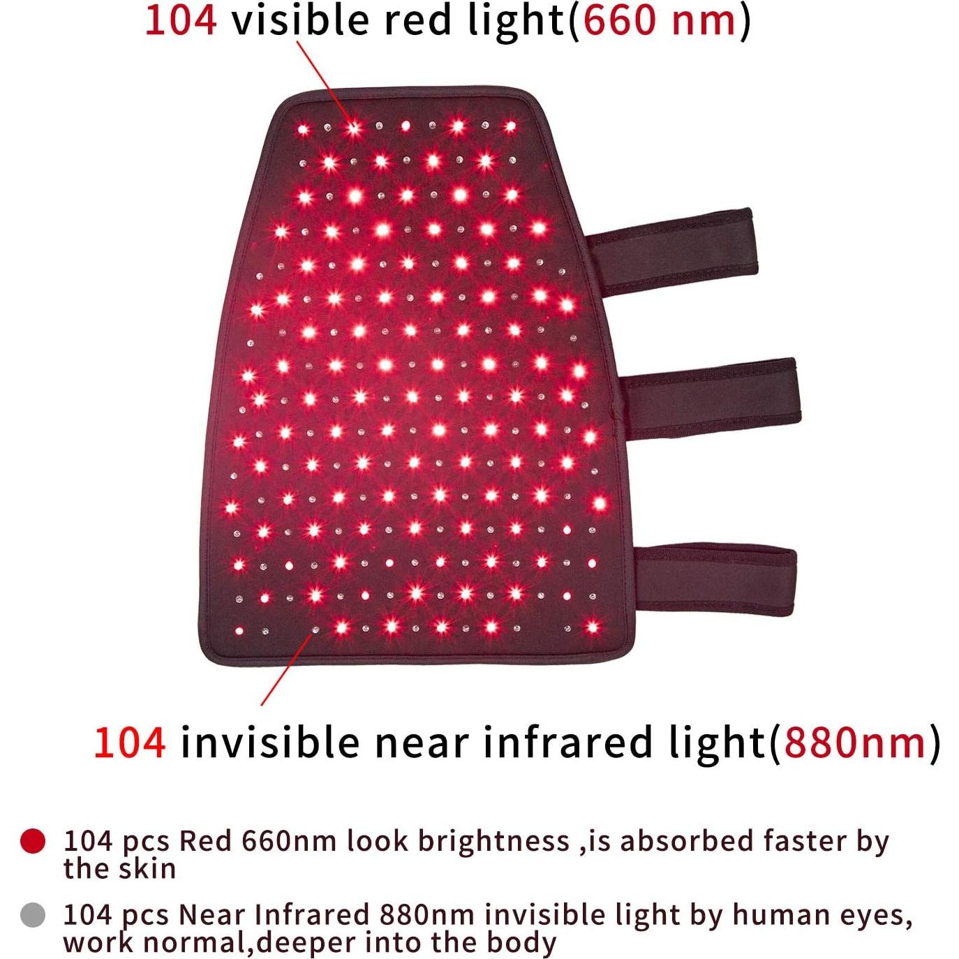 Terapia de Luz Roja DGXINJUN 880nm para Alivio Muscular