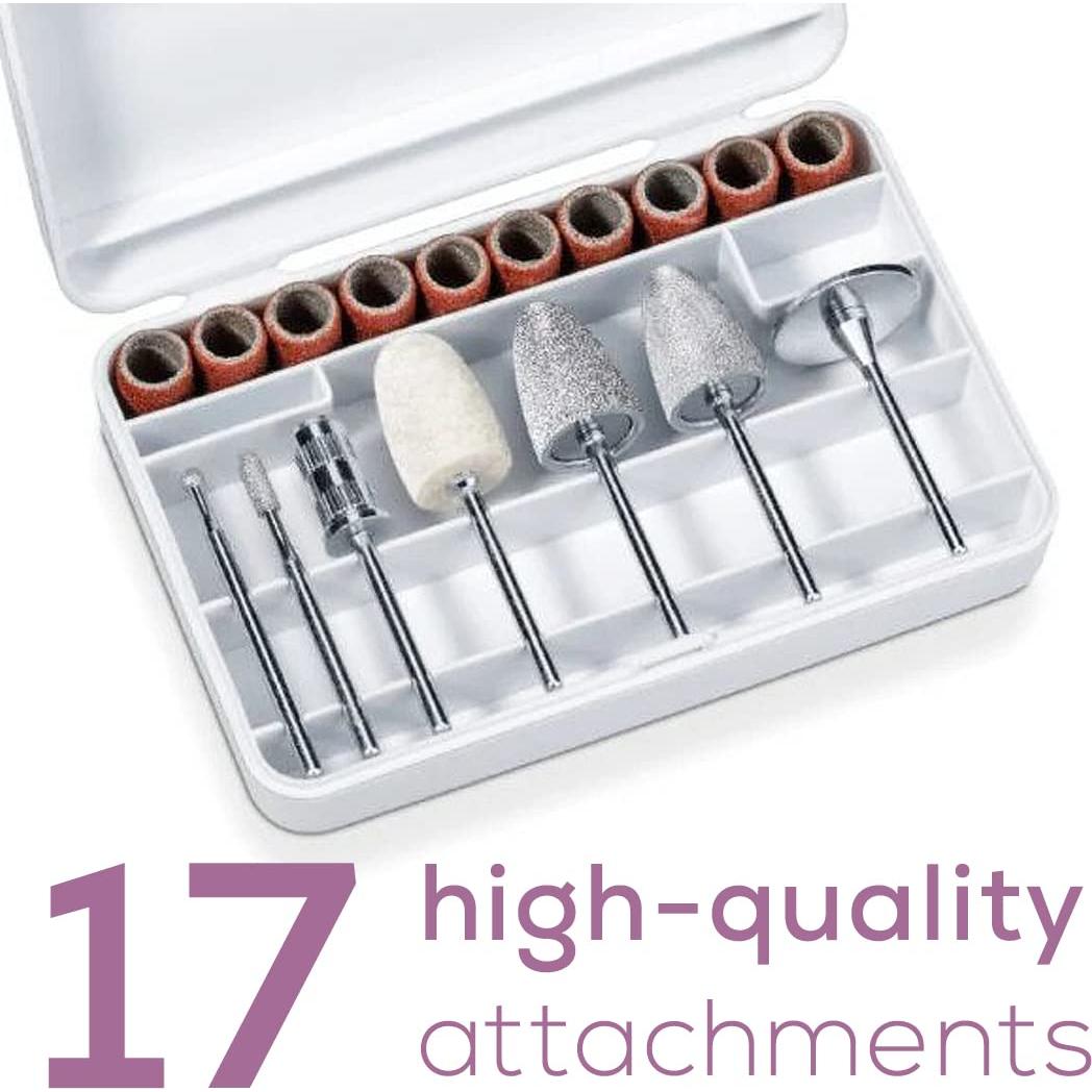 Beurer MP52 Taladro de Uñas Eléctrico 20 en 1 Profesional