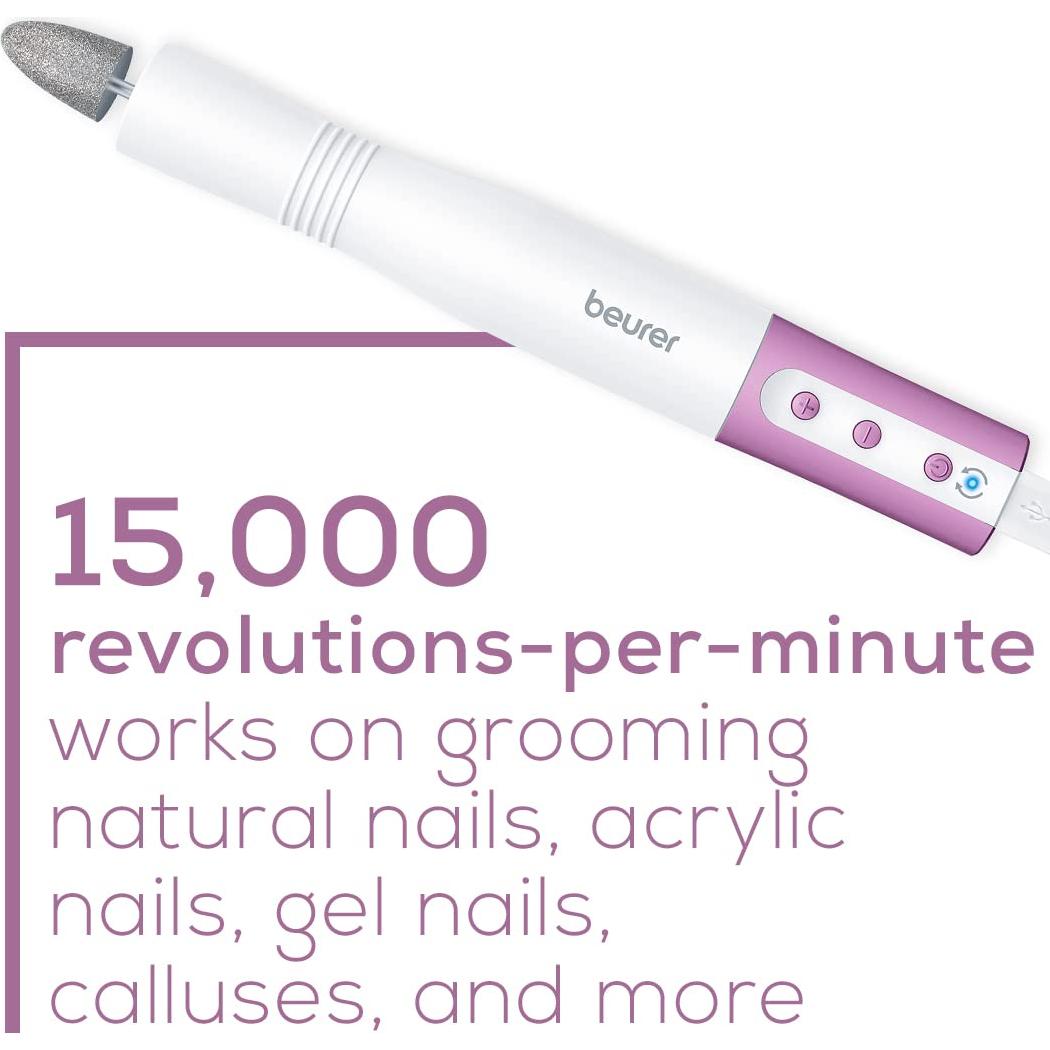 Beurer MP52 Taladro de Uñas Eléctrico 20 en 1 Profesional