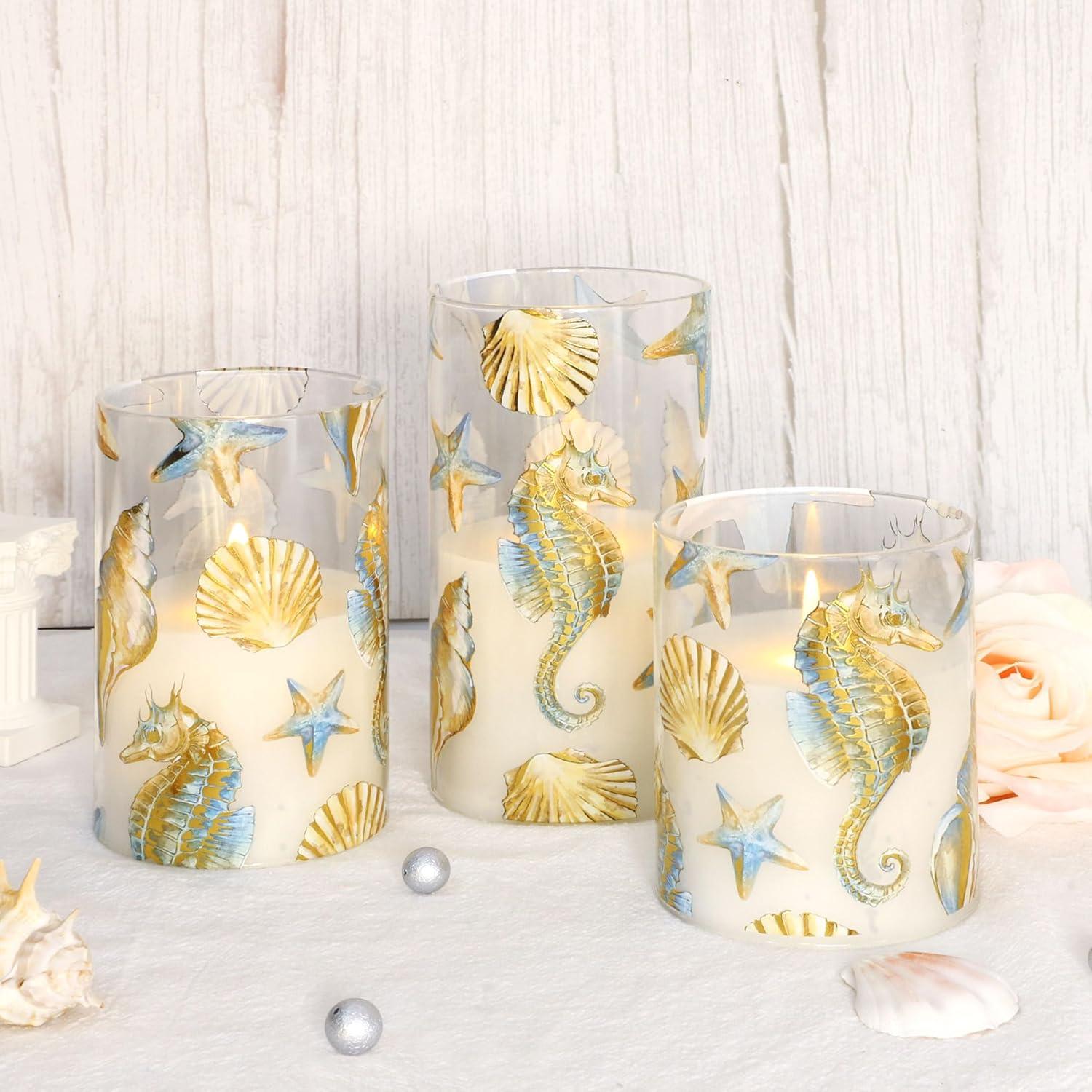 Velas LED Sin Llama GORGE MOMENT x3 con Control Remoto