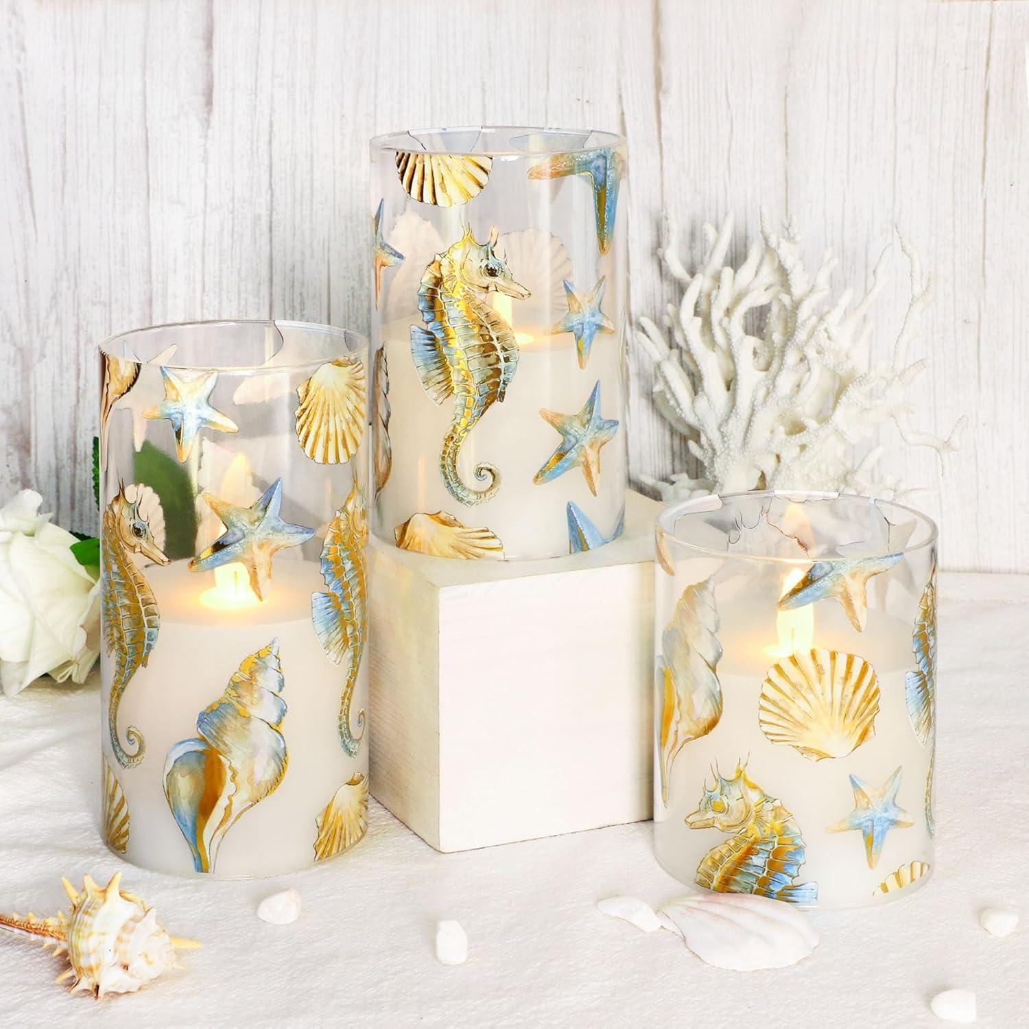 Velas LED Sin Llama GORGE MOMENT x3 con Control Remoto