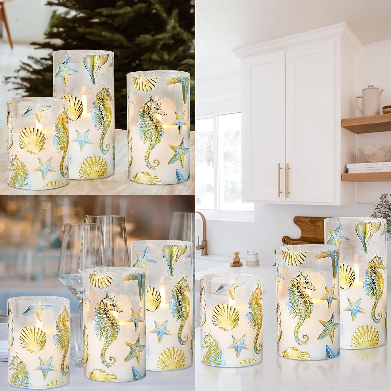 Velas LED Sin Llama GORGE MOMENT x3 con Control Remoto