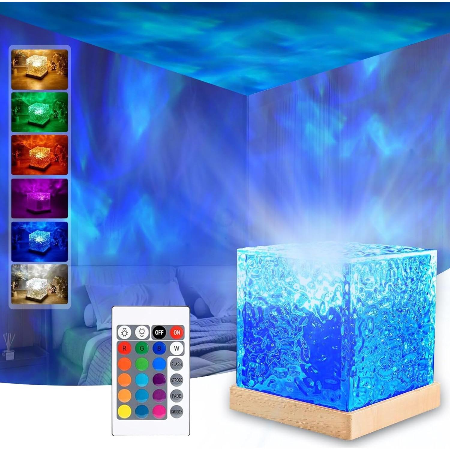 Lámpara Proyectora de Olas del Océano TGYWCHY 16 Colores