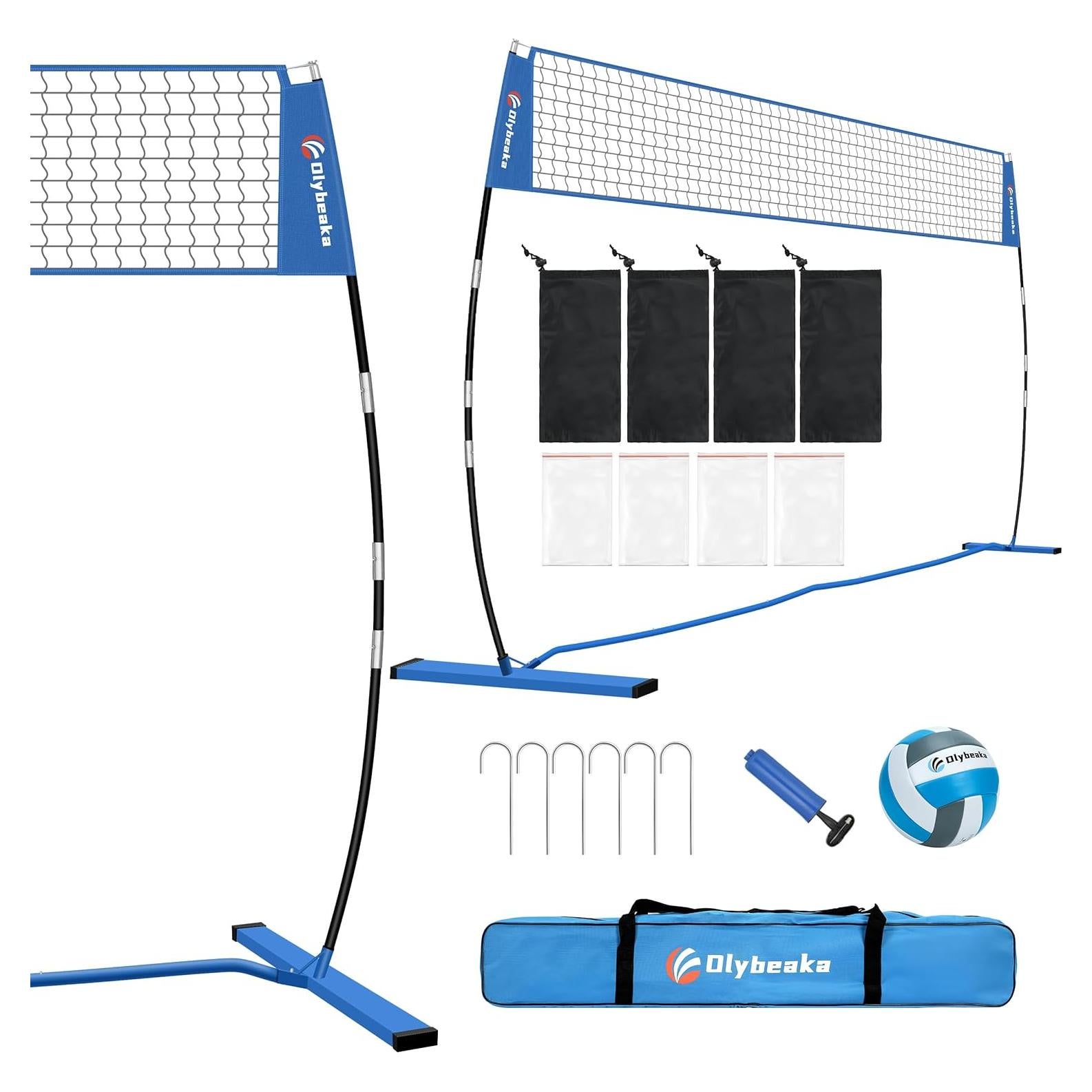 Red de Voleibol Portátil Olybeaka 3.66m Ajustable