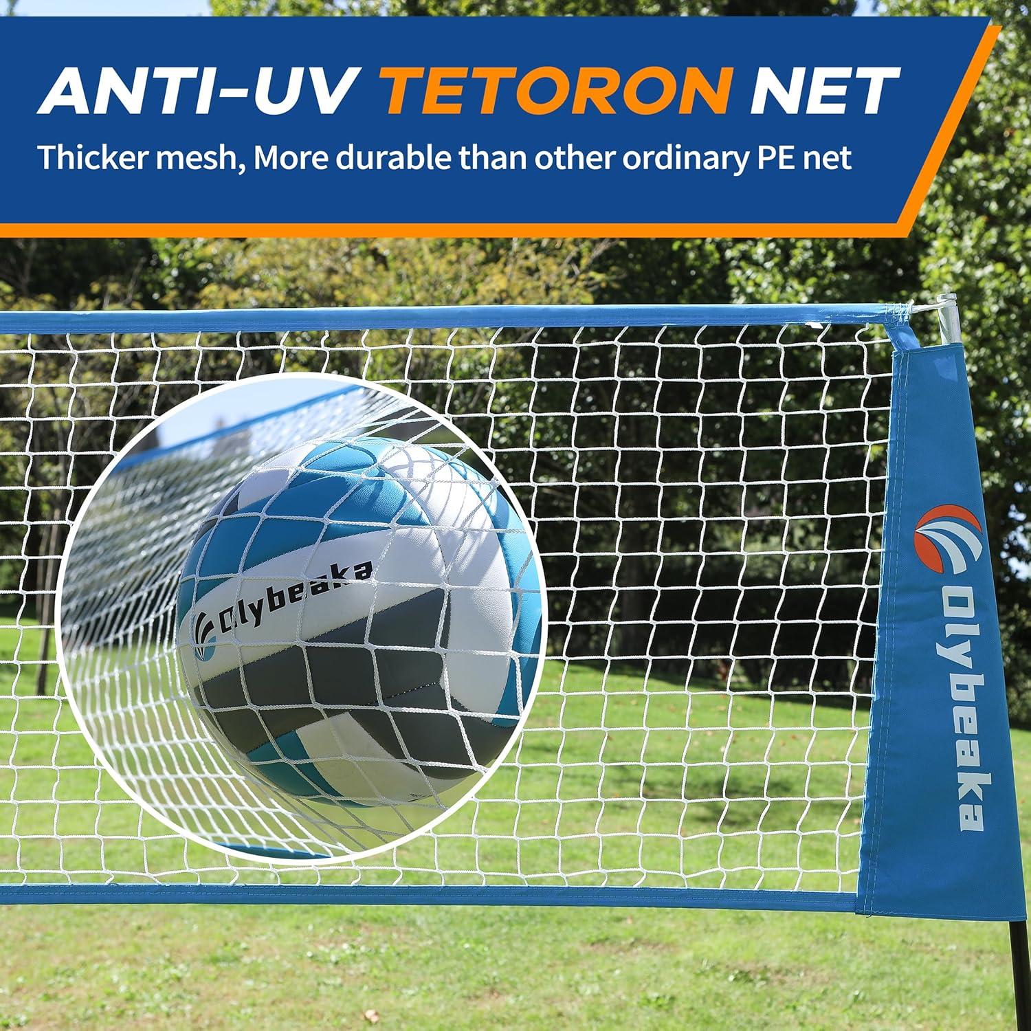 Red de Voleibol Portátil Olybeaka 3.66m Ajustable