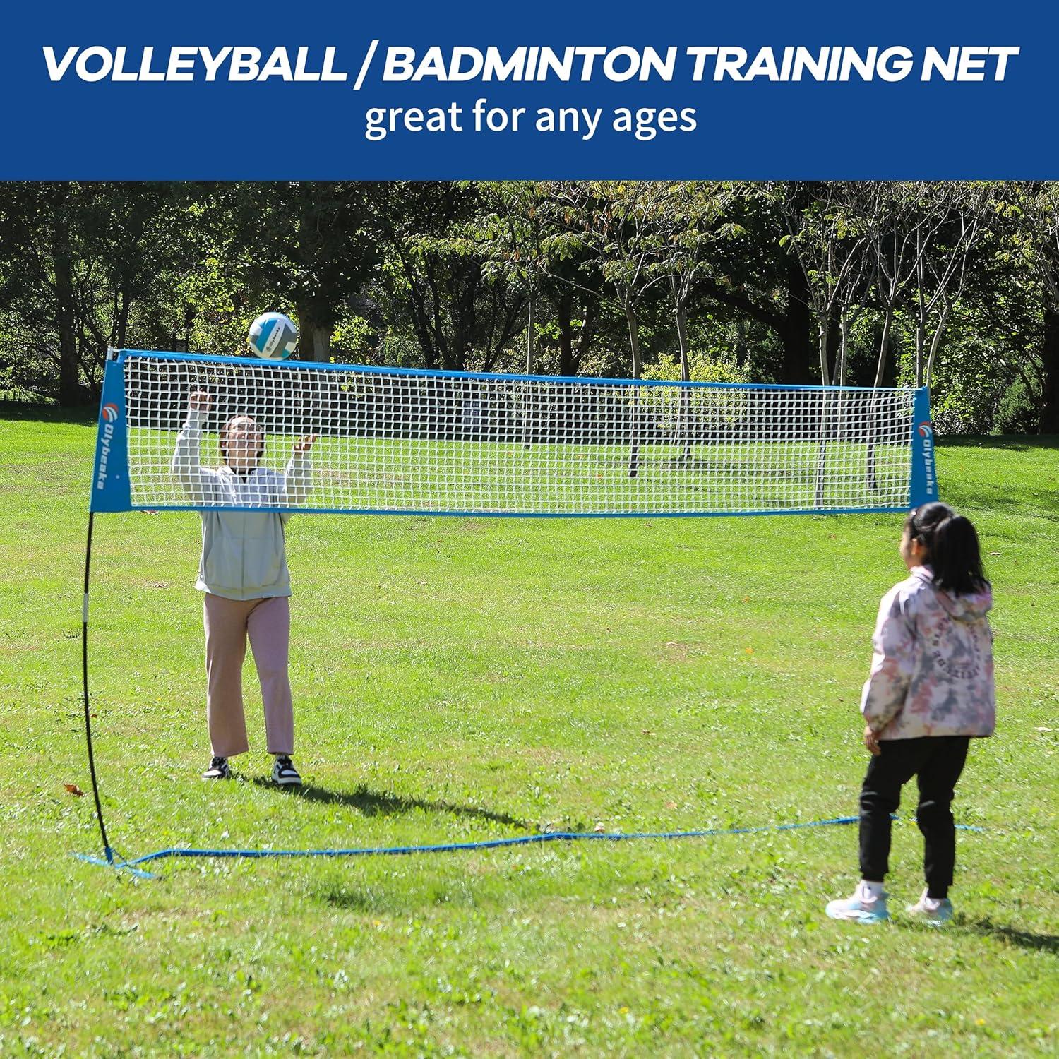 Red de Voleibol Portátil Olybeaka 3.66m Ajustable