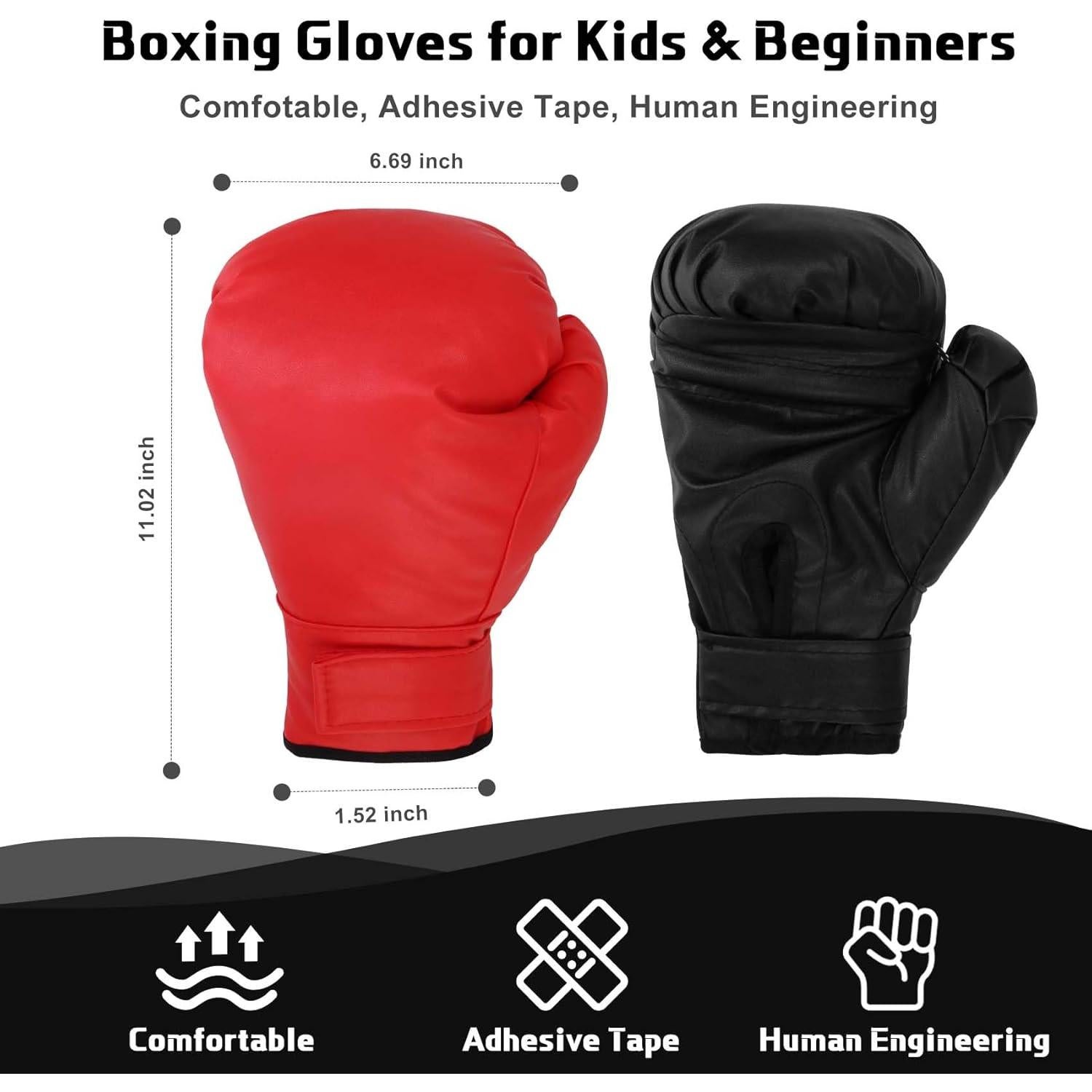 Guantes de Boxeo Micnaron 8oz-12oz para Niños y Jóvenes