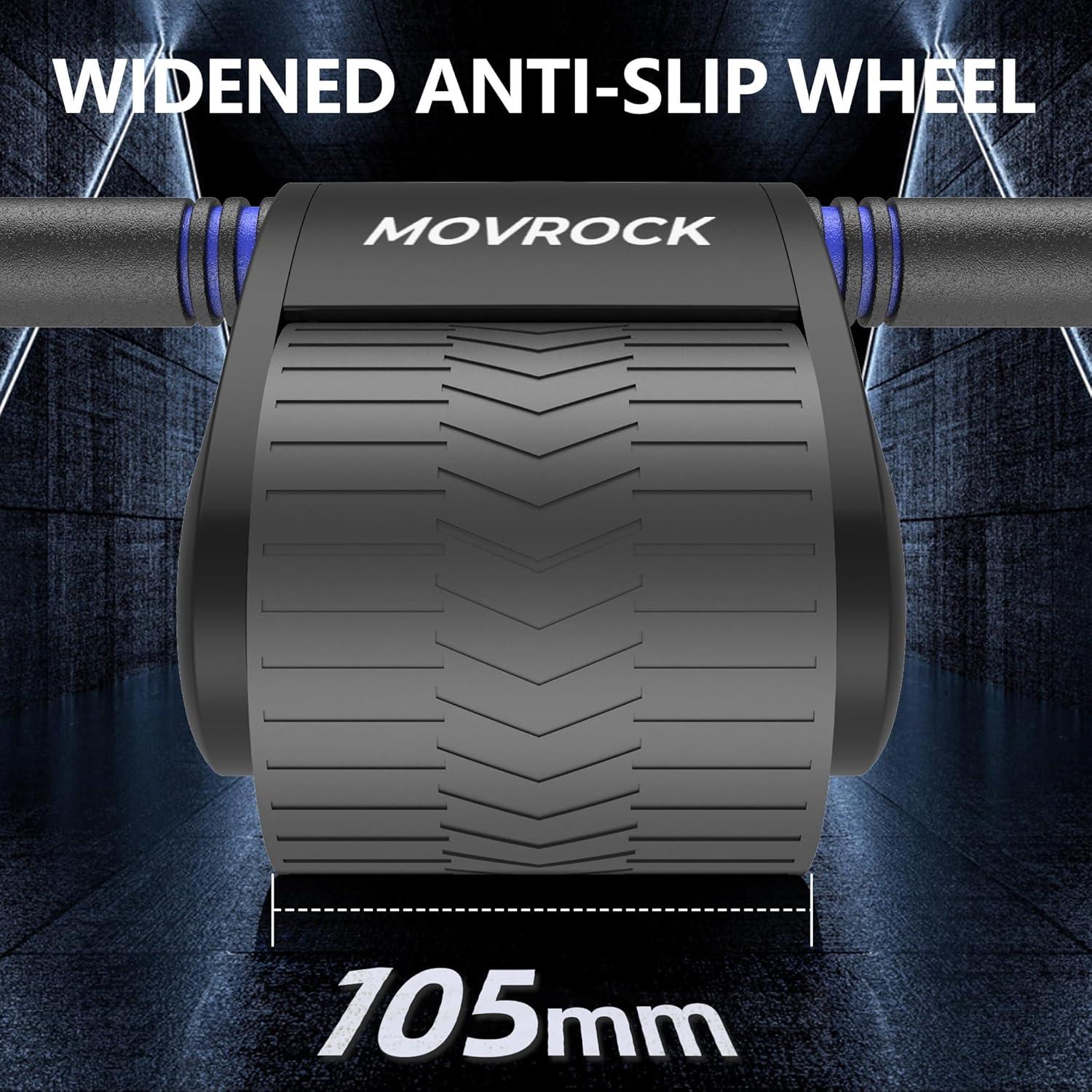 Rueda de Abdominales Movrock con Rebote Automático y Almohadilla