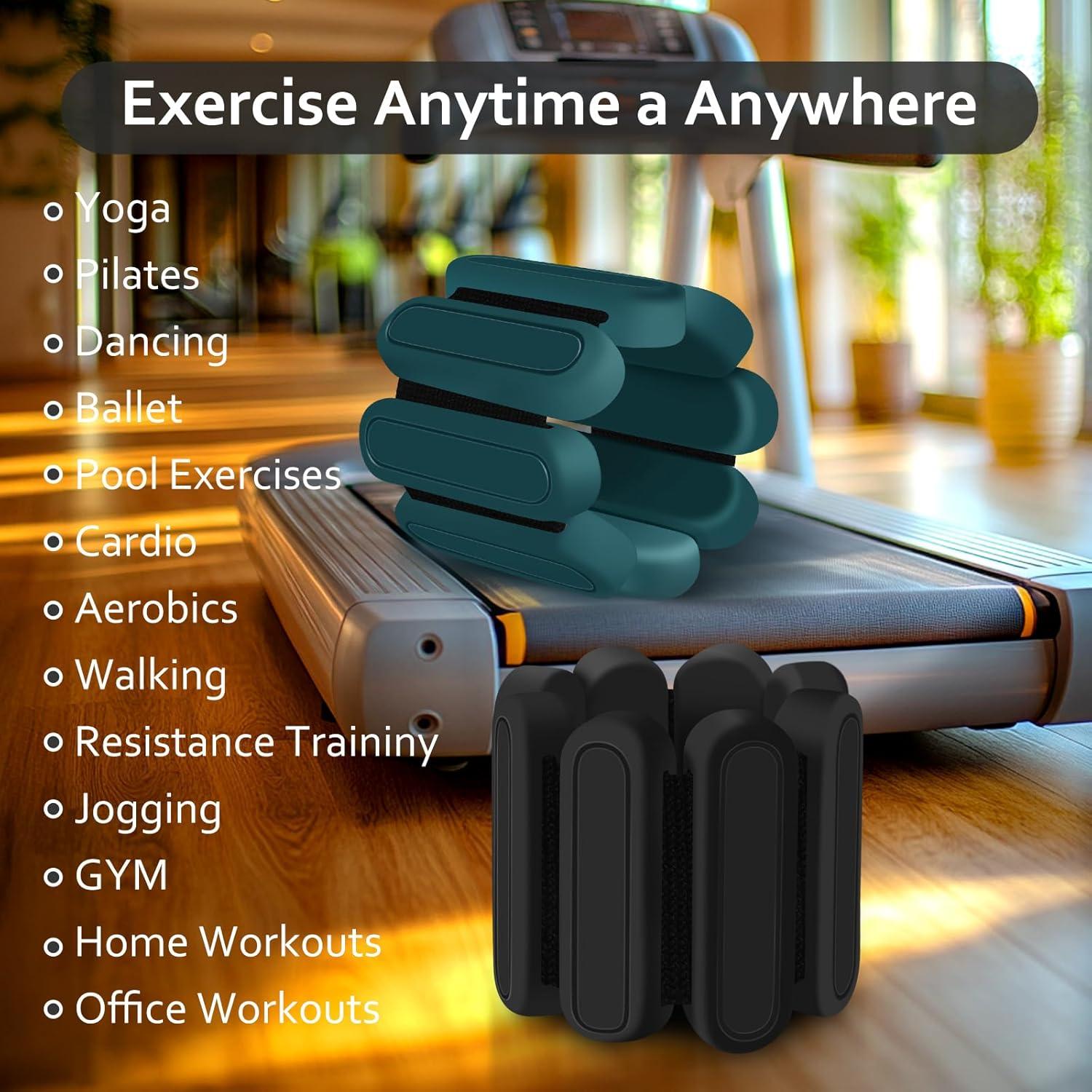 Conjunto de Pesas Ajustables Grednfhat para Muñeca y Tobillo 0.45 kg