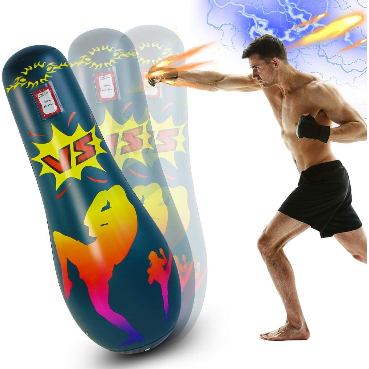 Saco de Boxeo Inflable para Niños SUNSHINE-MALL 165 cm PVC