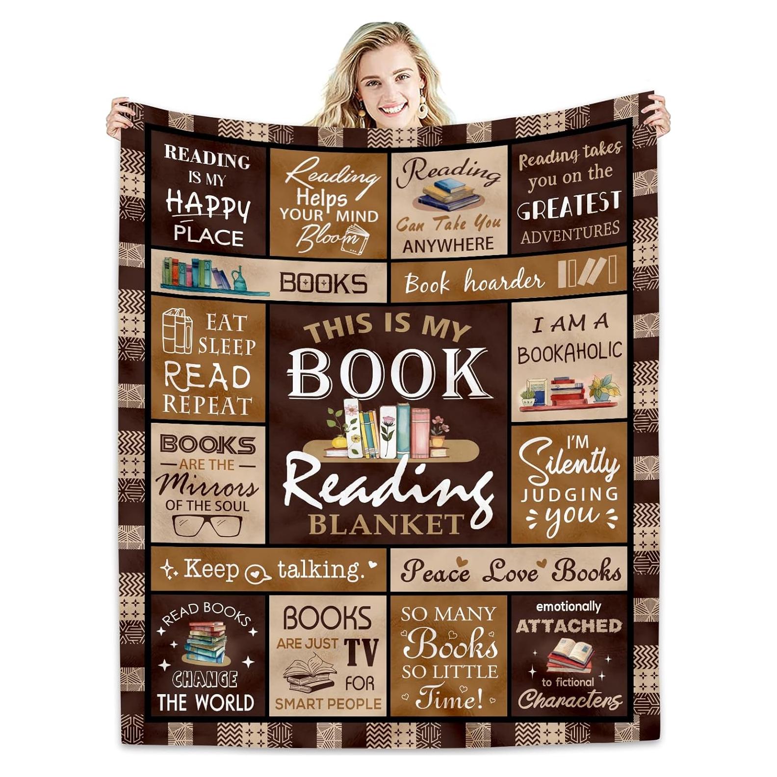 Manta para Amantes de los Libros Hcoviv 152x127cm - Regalo Literario