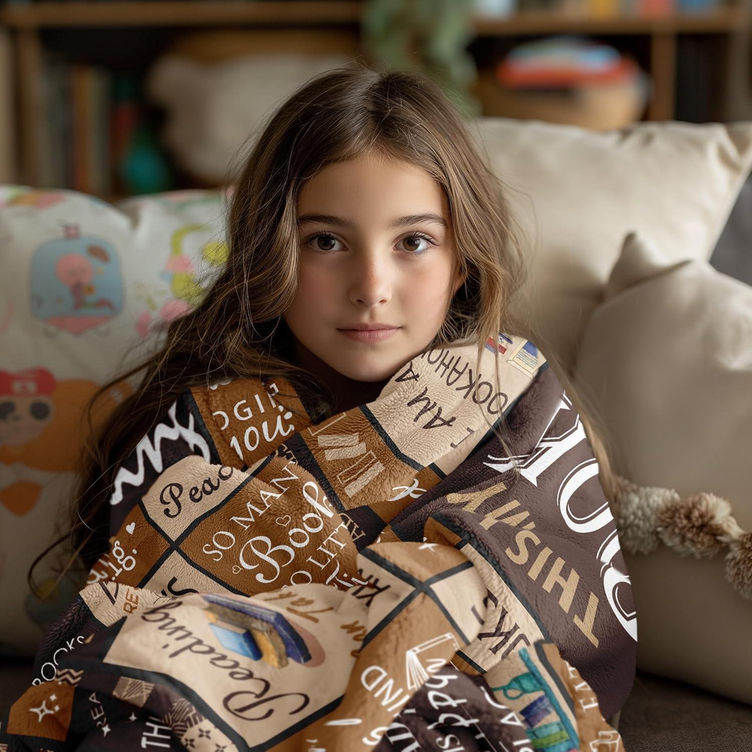 Manta para Amantes de los Libros Hcoviv 152x127cm - Regalo Literario