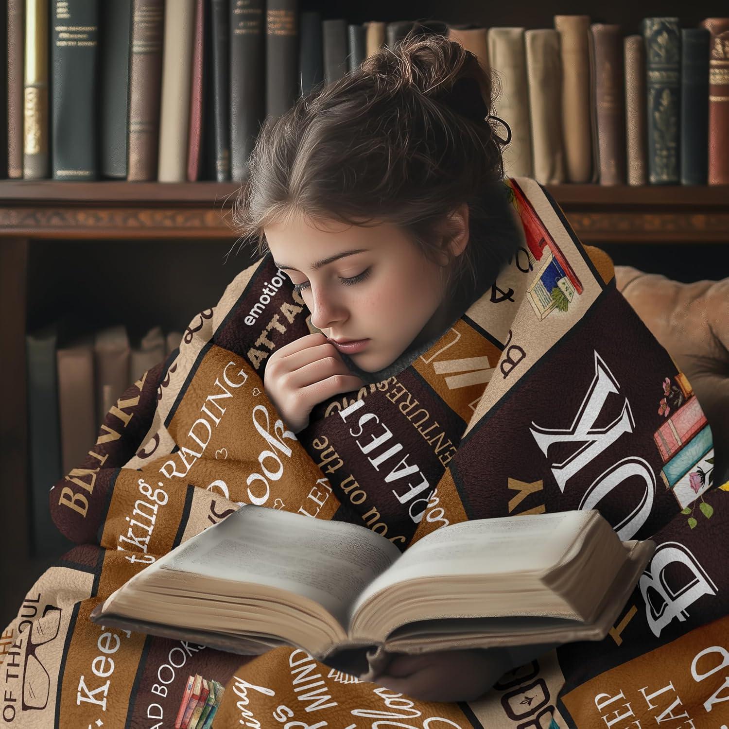 Manta para Amantes de los Libros Hcoviv 152x127cm - Regalo Literario