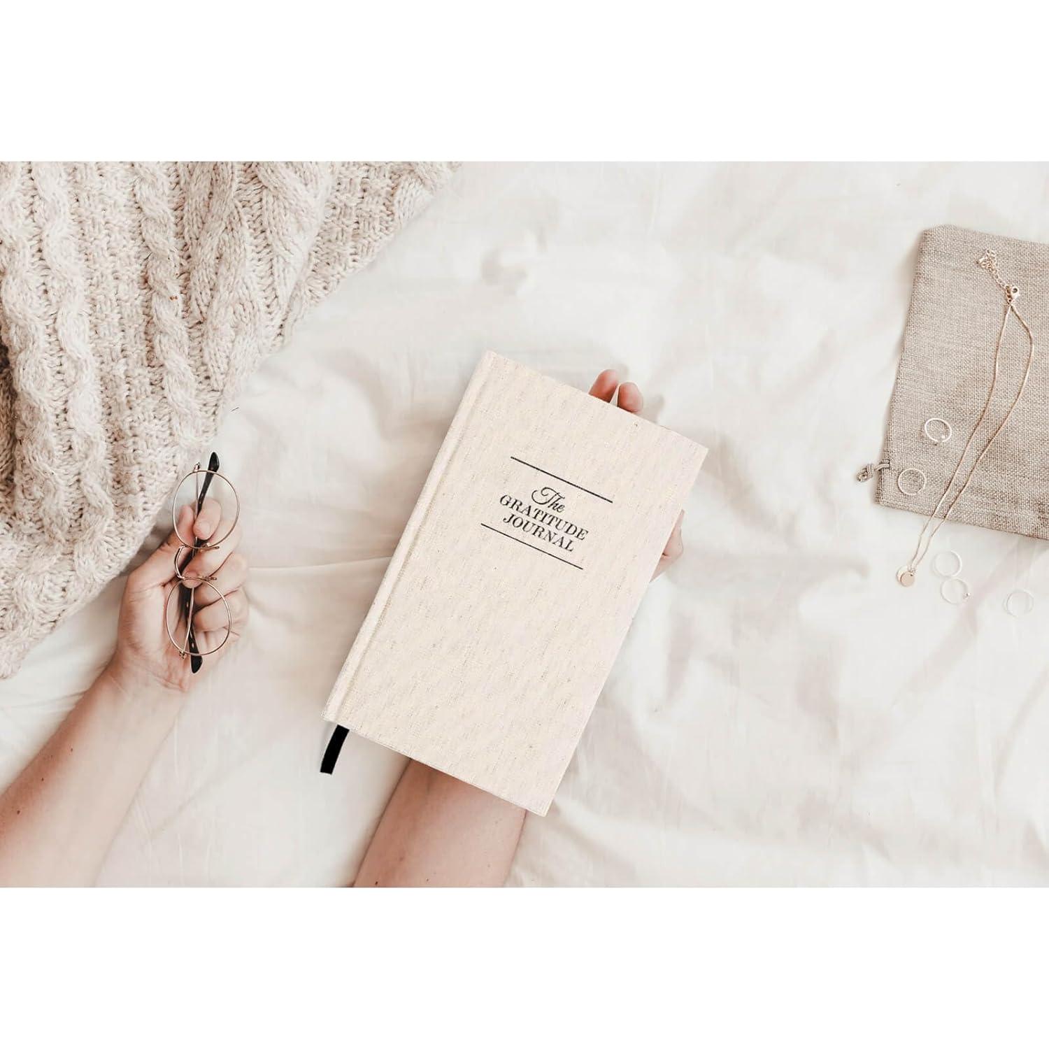 Diario de Gratitud ZICPERY Beige 5x8" Sin Fecha