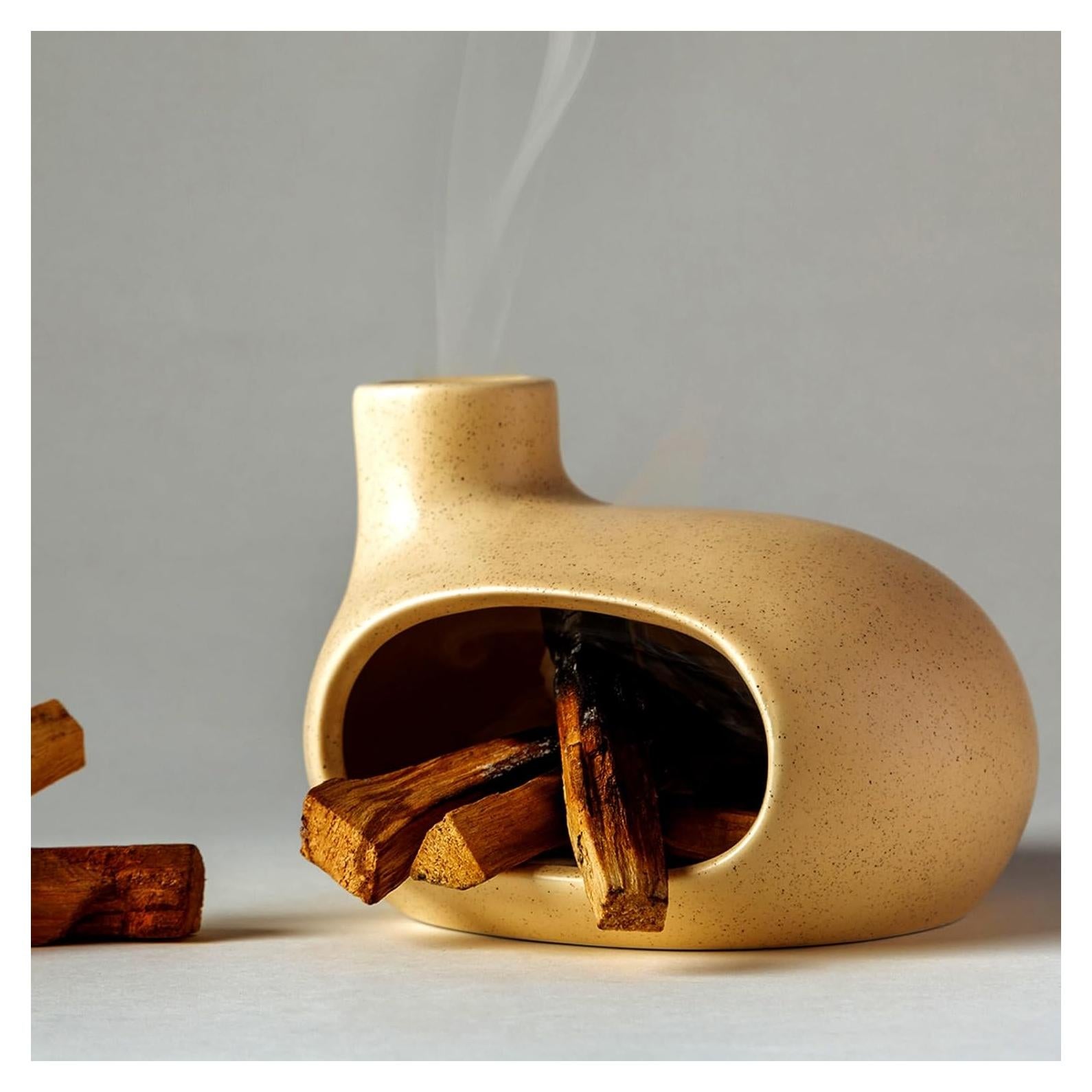 Soporte de Palo Santo MOUGIGI - Quemador de Incienso Cerámico