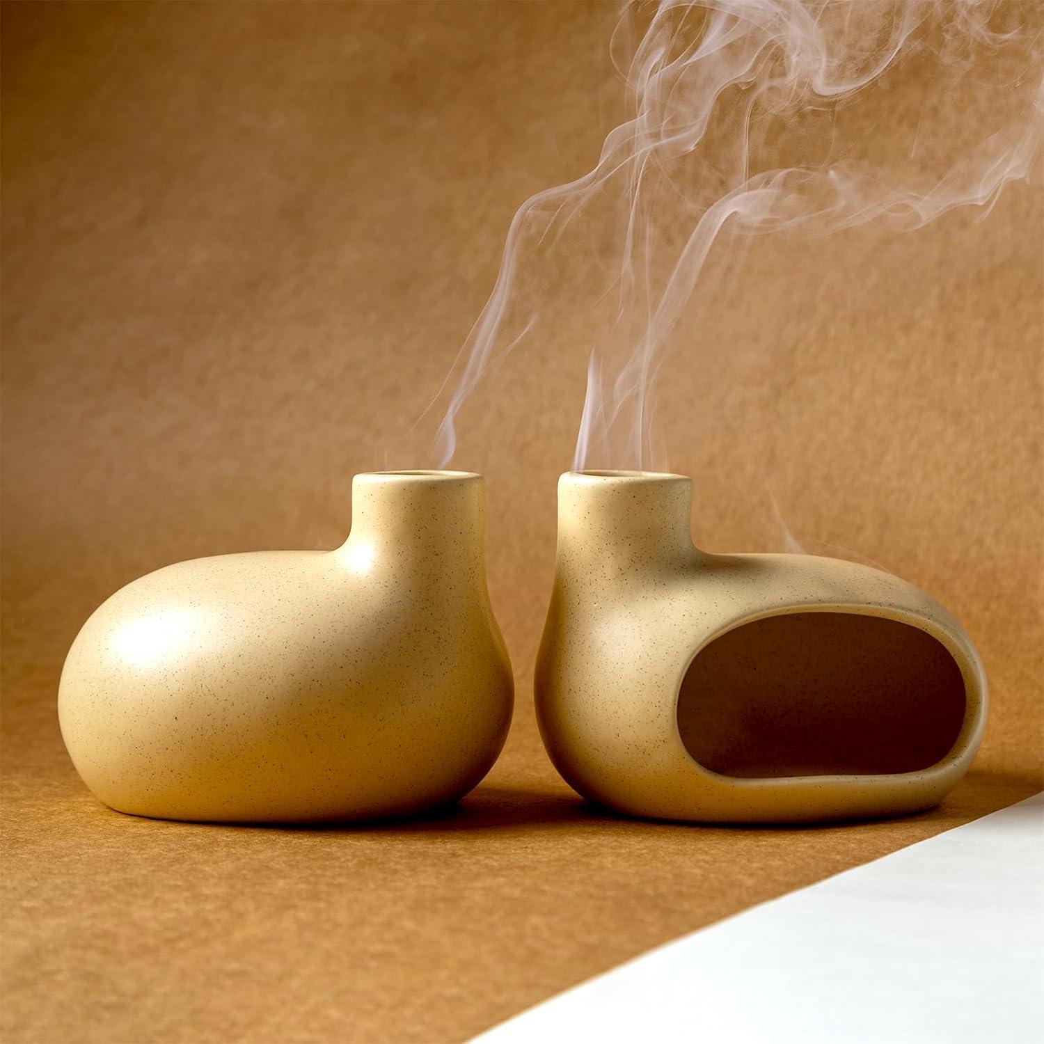 Soporte de Palo Santo MOUGIGI - Quemador de Incienso Cerámico