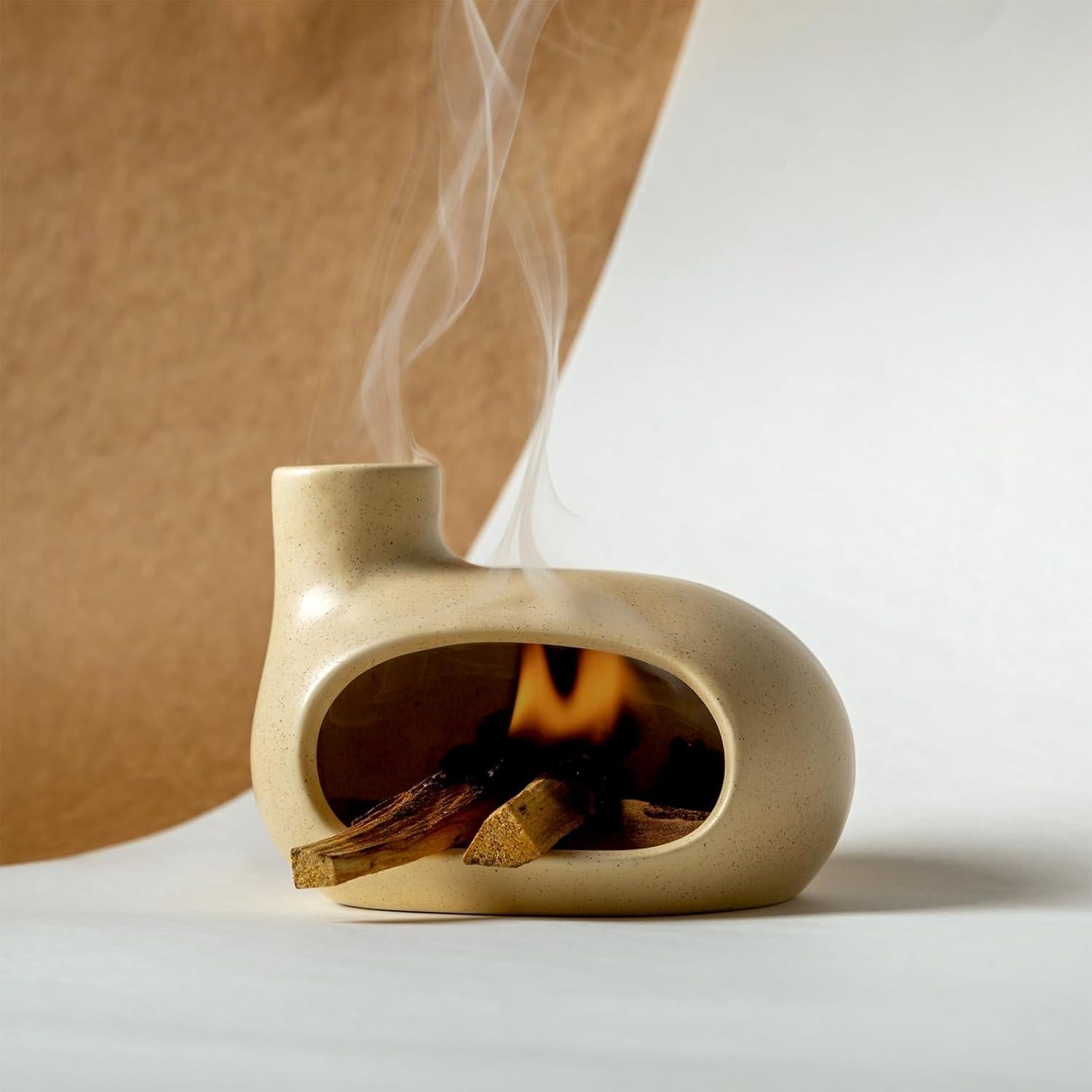 Soporte de Palo Santo MOUGIGI - Quemador de Incienso Cerámico