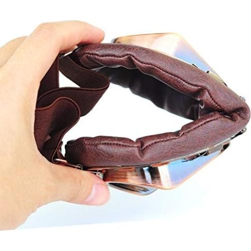 Gafas de Moto Retro Hallwayee para Ciclismo y ATV - Lente Clara