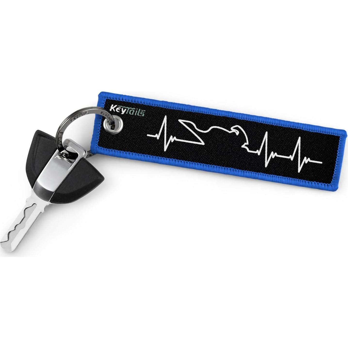 Llaveros KeyTails Doble Cara Premium para Motocicleta y Coche