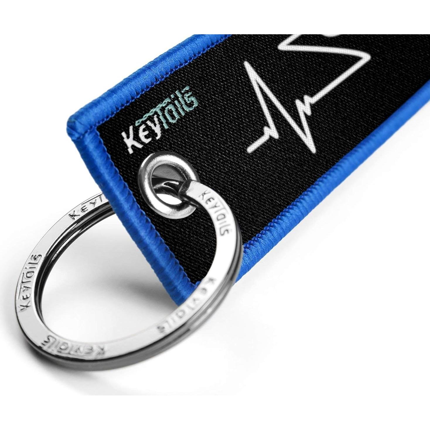 Llaveros KeyTails Doble Cara Premium para Motocicleta y Coche