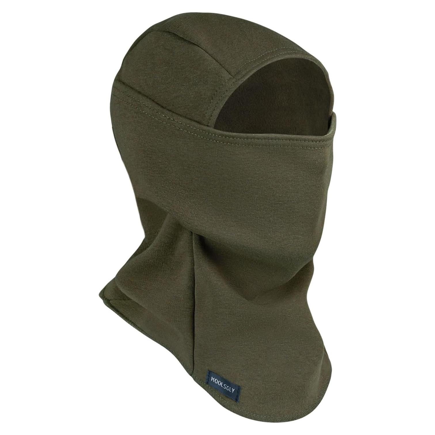 Pasamontañas Térmico Polar Verde Militar Unisex para Esquí
