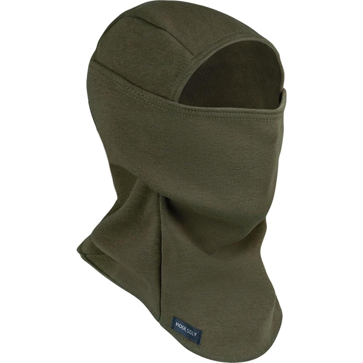 Pasamontañas Térmico Polar Verde Militar Unisex para Esquí