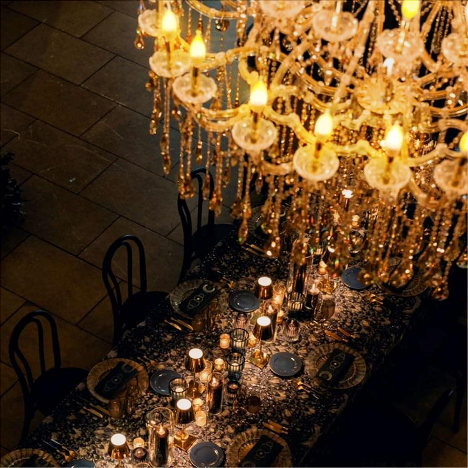 Bombillas LED de Llama Morsatie E12 2 Paquete 3 Modos