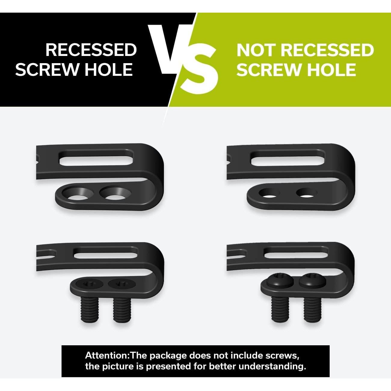 Clip de bolsillo CIVIVI CA-06A negro, acero inoxidable, 2 unidades