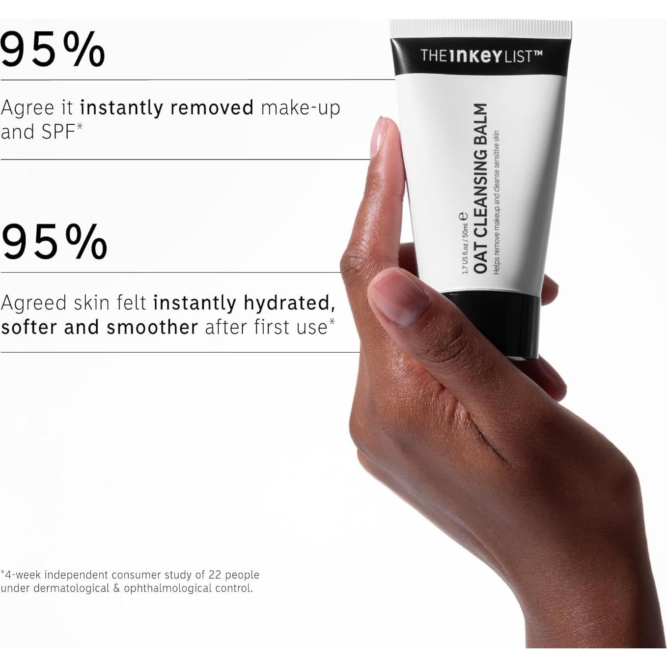 Bálsamo Limpiador de Avena El INKEY List 50 ml - Elimina Maquillaje