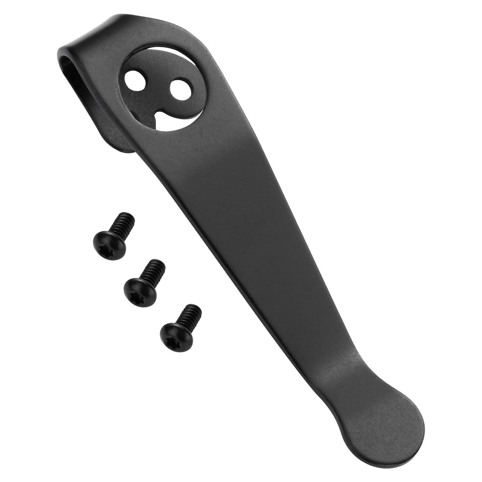 Clip de bolsillo de titanio Qtcial para cuchillos Spyderco Para 3 y Smock