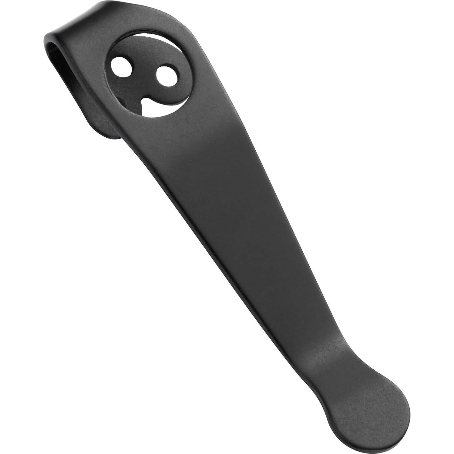 Clip de bolsillo de titanio Qtcial para cuchillos Spyderco Para 3 y Smock