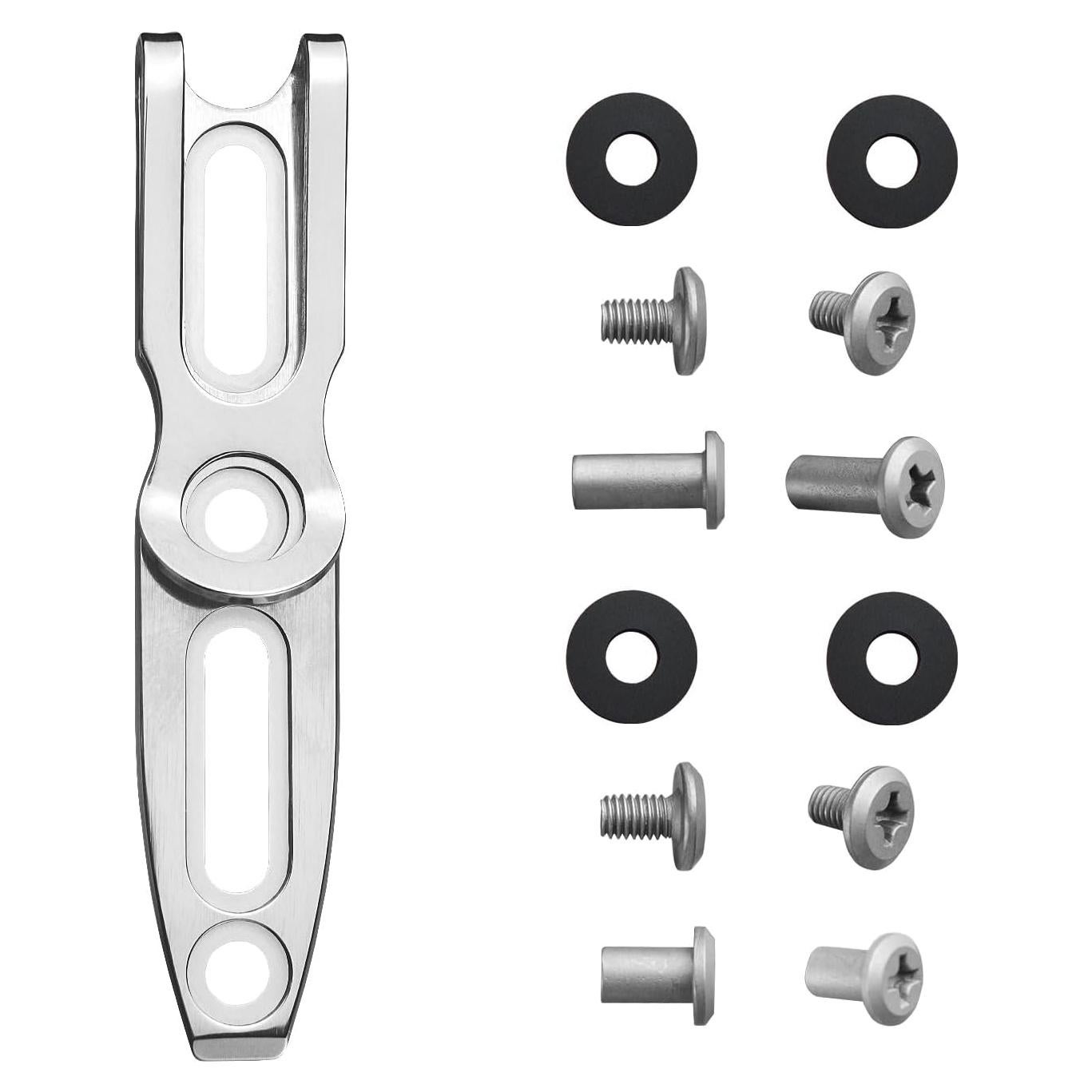 Clip de bolsillo TONIFE AK4201 para cuchillos - Pulido