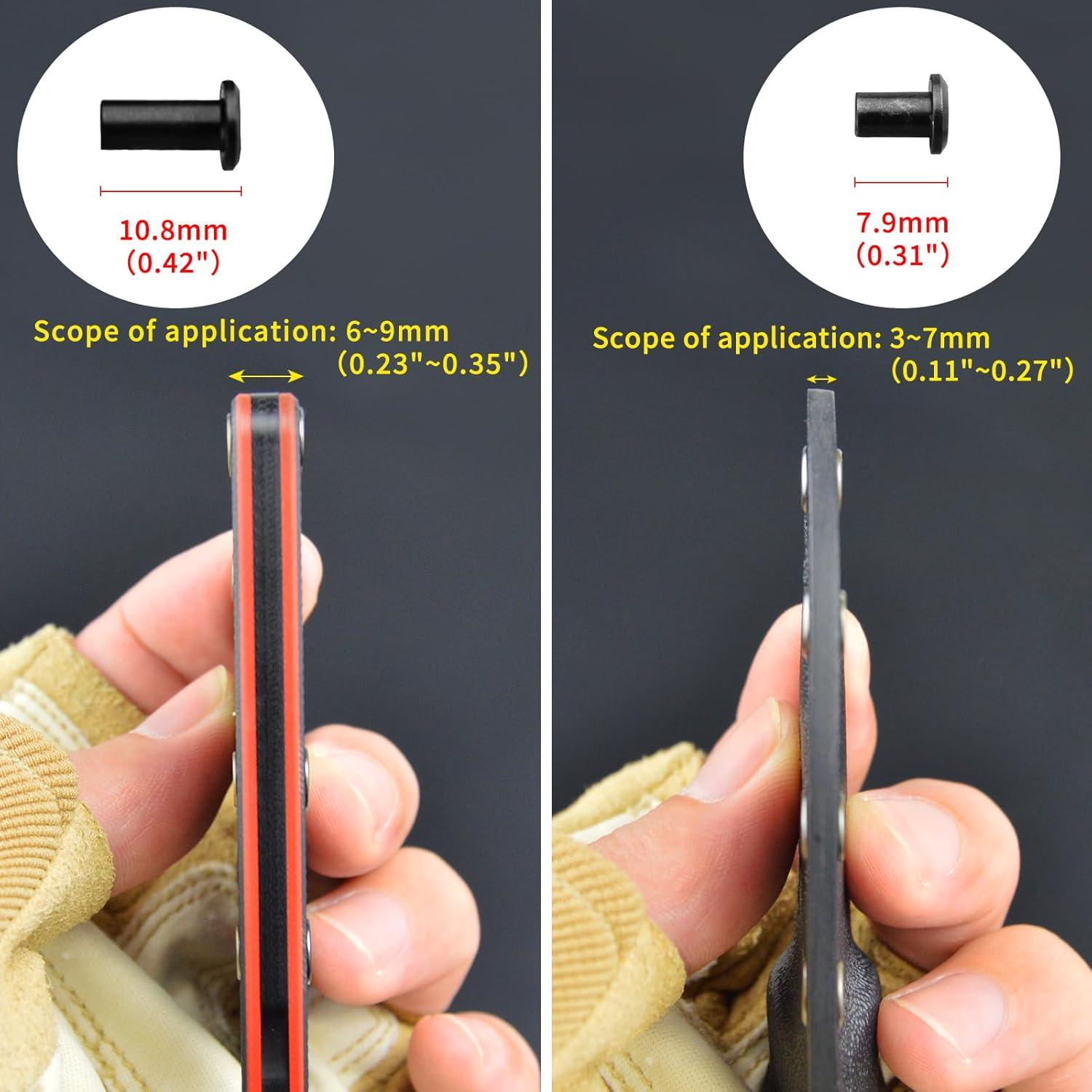 Clip de bolsillo TONIFE AK4201 para cuchillos - Pulido