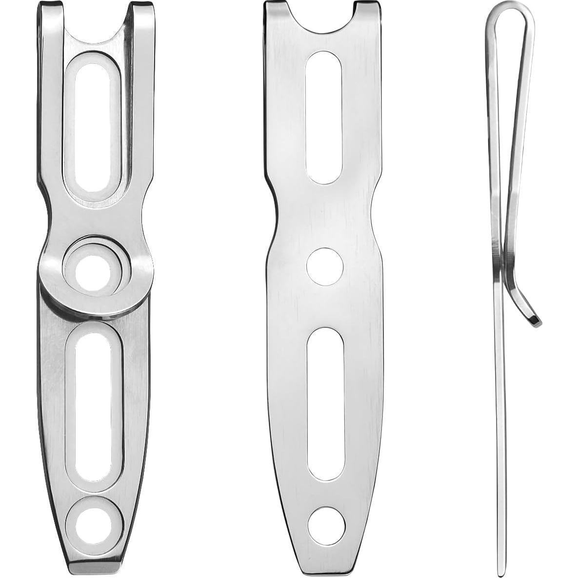 Clip de bolsillo TONIFE AK4201 para cuchillos - Pulido