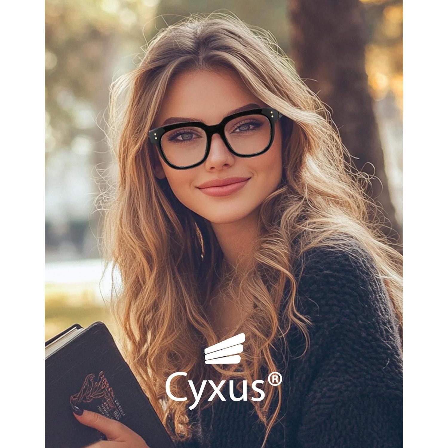 Gafas Anti-Luz Azul Cyxus 8556 Marco Grueso TR90 Negro