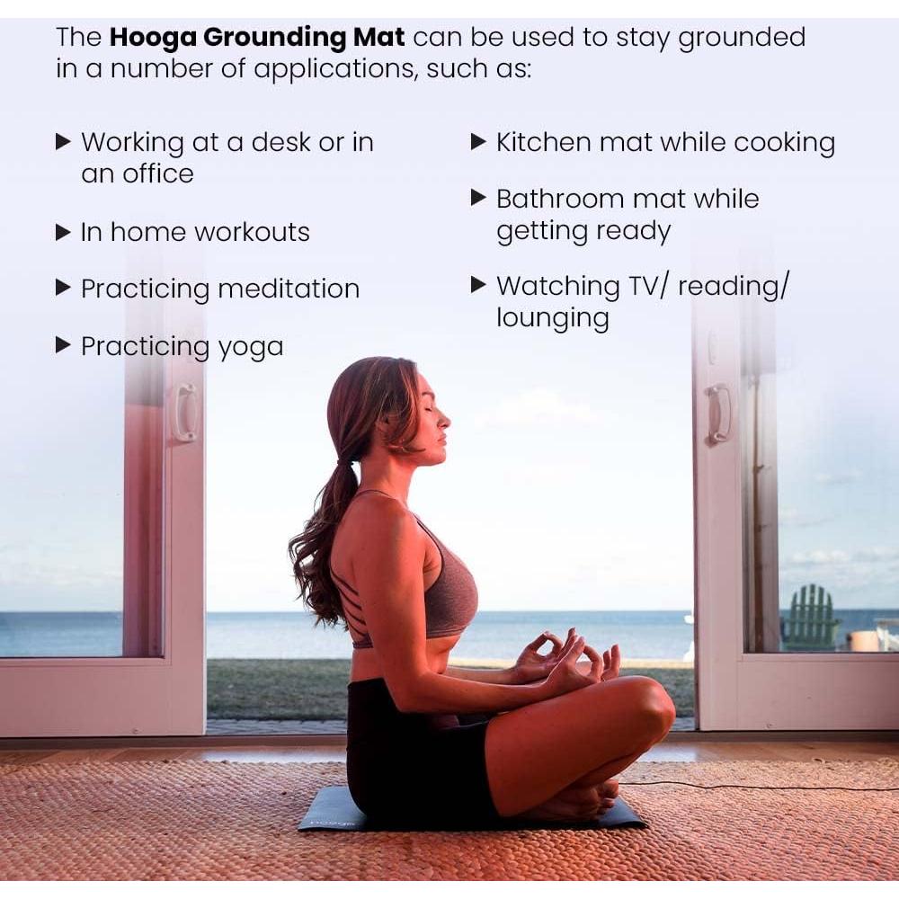 Alfombrilla de Conexión a Tierra Hooga 61x41 cm Alivio Dolor