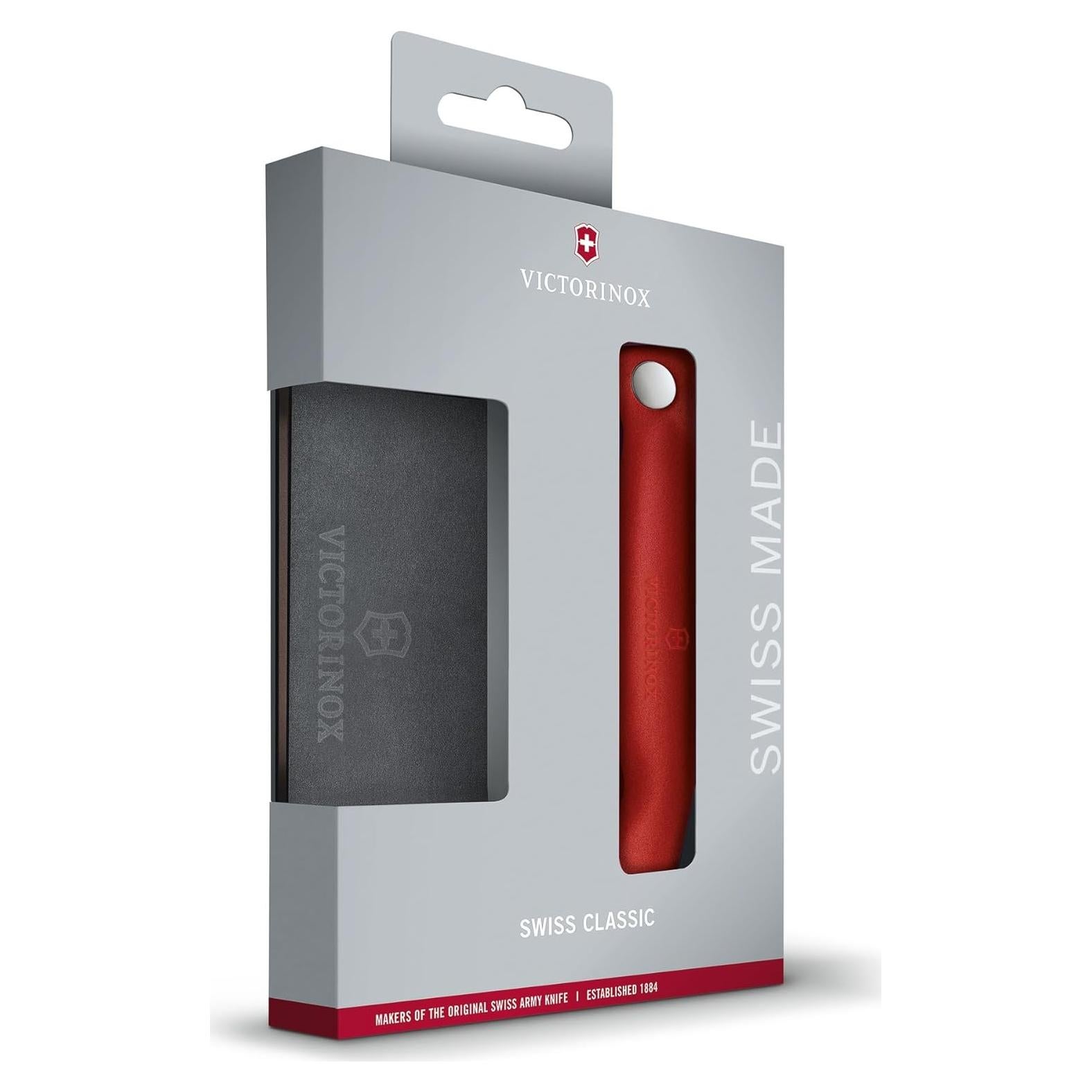 Juego de cuchillo pelador Swiss Classic Victorinox y tabla Epicurean