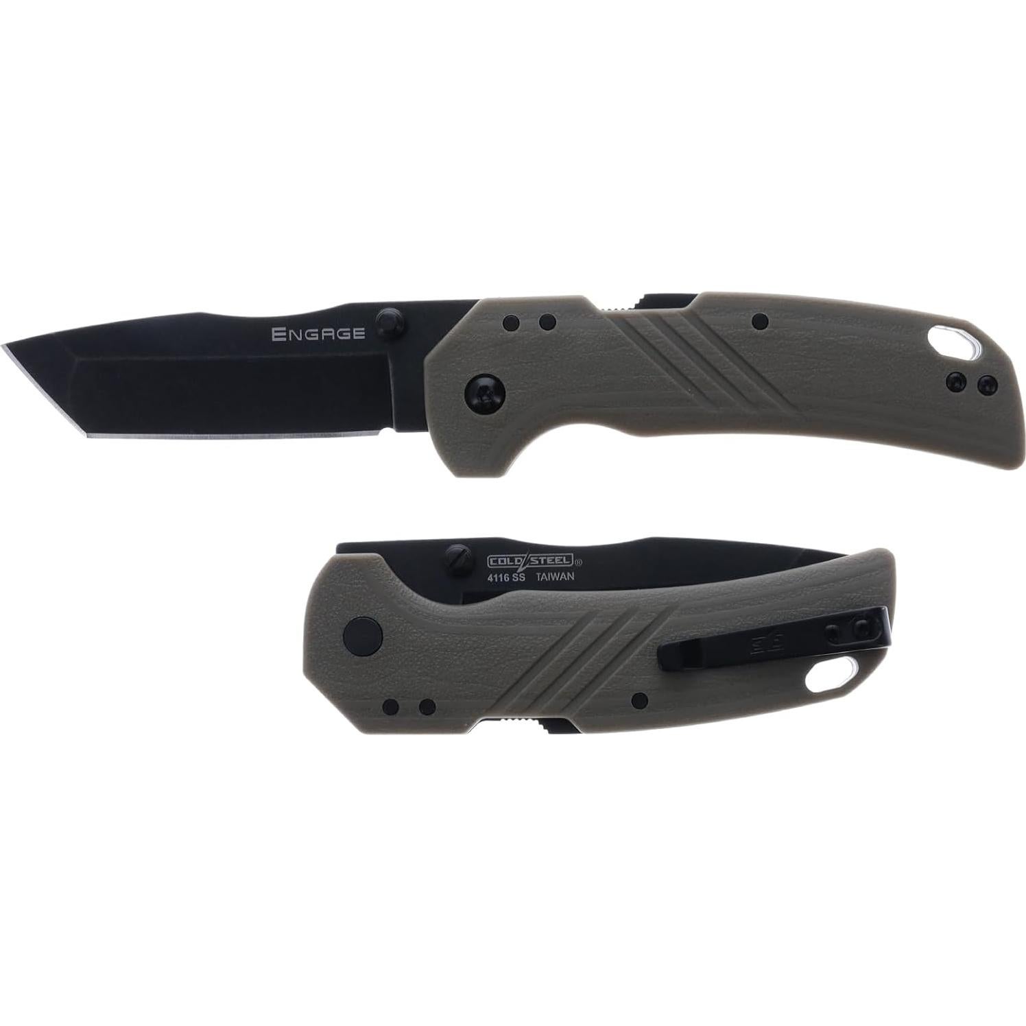 Cuchillo Plegable Cold Steel Engage 3" 4116SS Punta Tanto