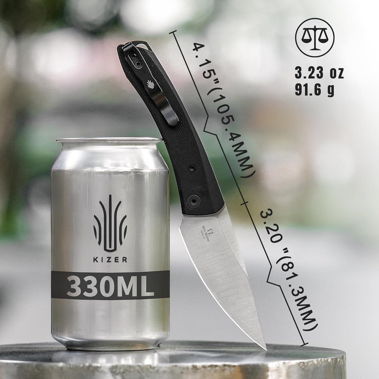 Cuchillo Plegable Kizer Mini Momo EDC 18.67 cm Nitro V