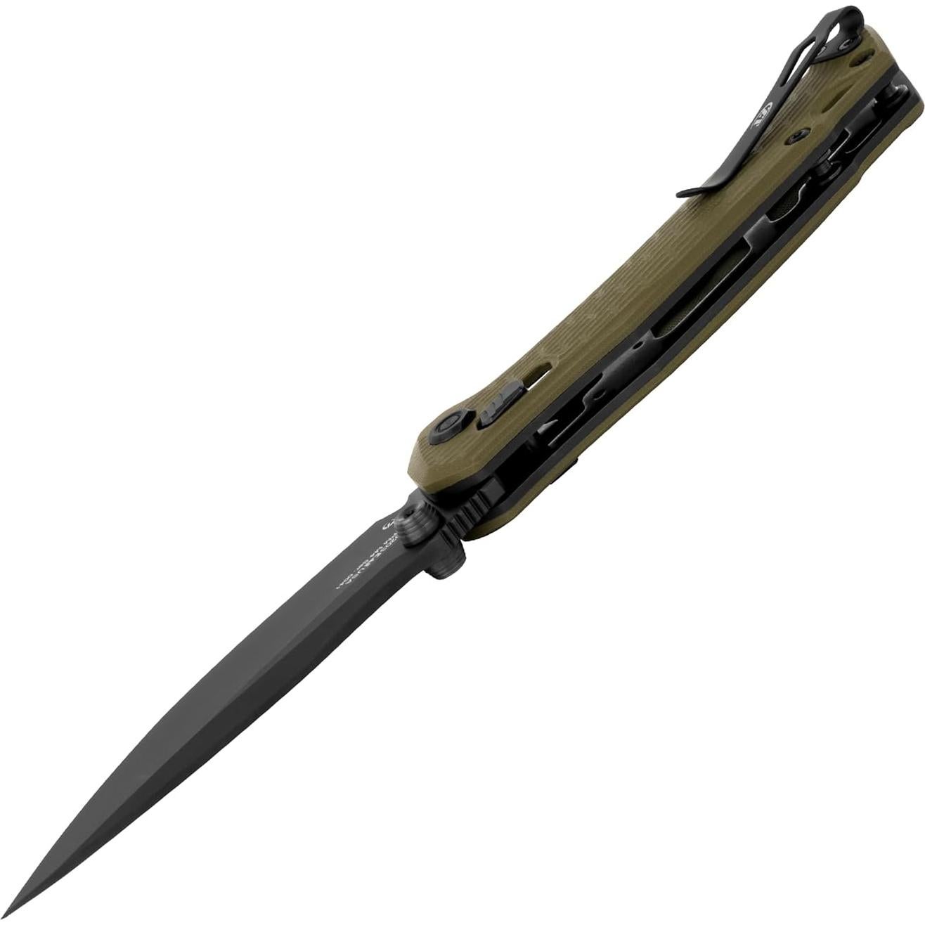 Cuchillo Plegable Tolerancia Cero 0203, Acero CPM M4, Mango G10