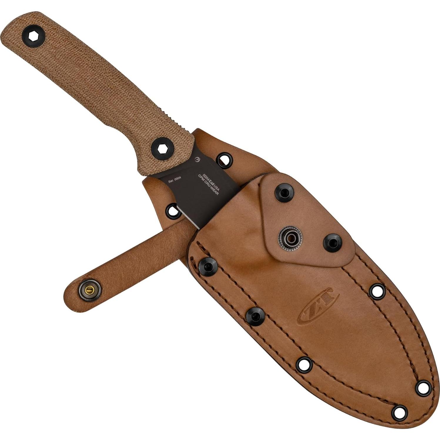 Cuchillo de Hoja Fija Zero Tolerance 0004, CPM Cru-Wear, 22.86 cm